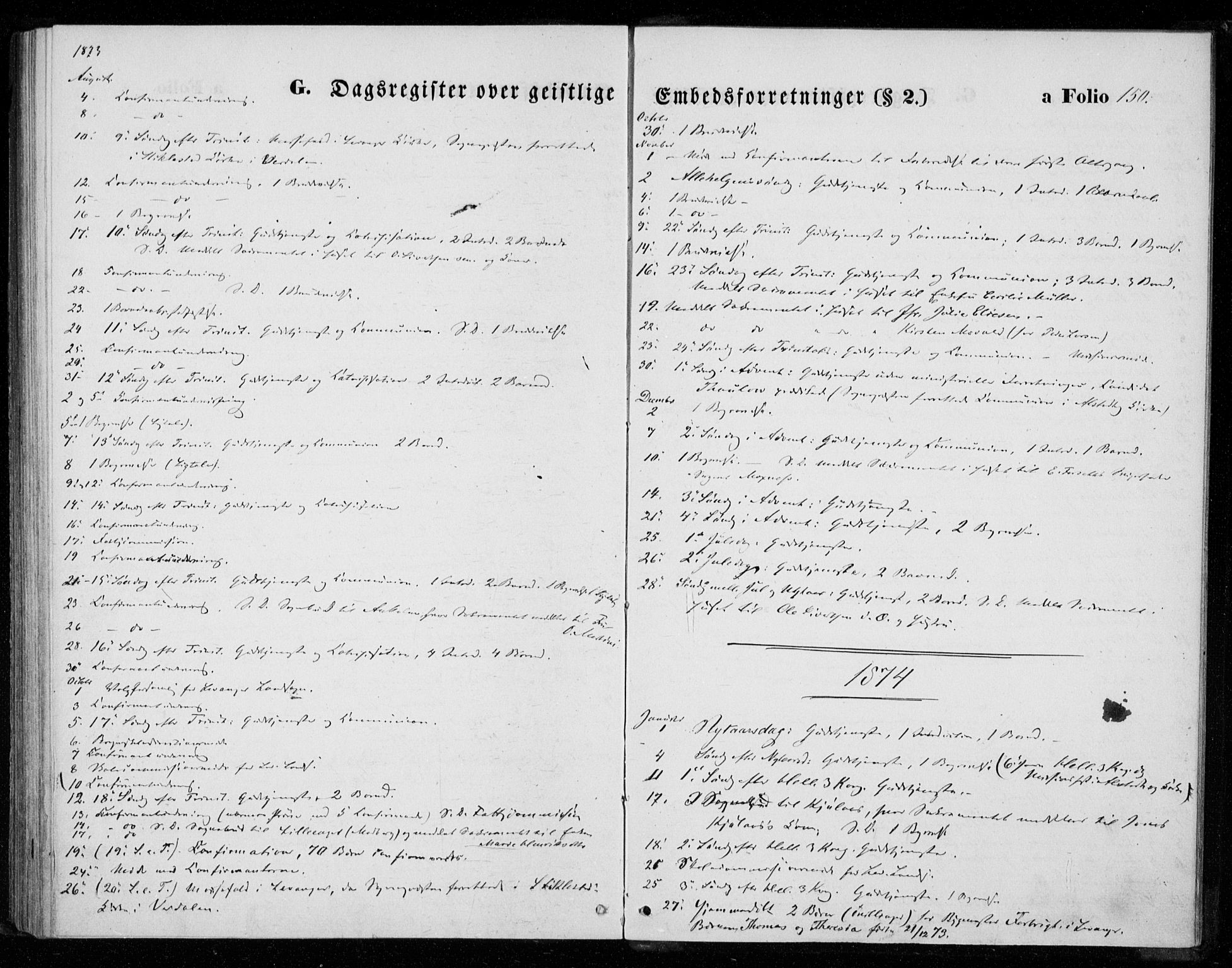 Ministerialprotokoller, klokkerbøker og fødselsregistre - Nord-Trøndelag, AV/SAT-A-1458/720/L0186: Parish register (official) no. 720A03, 1864-1874, p. 150