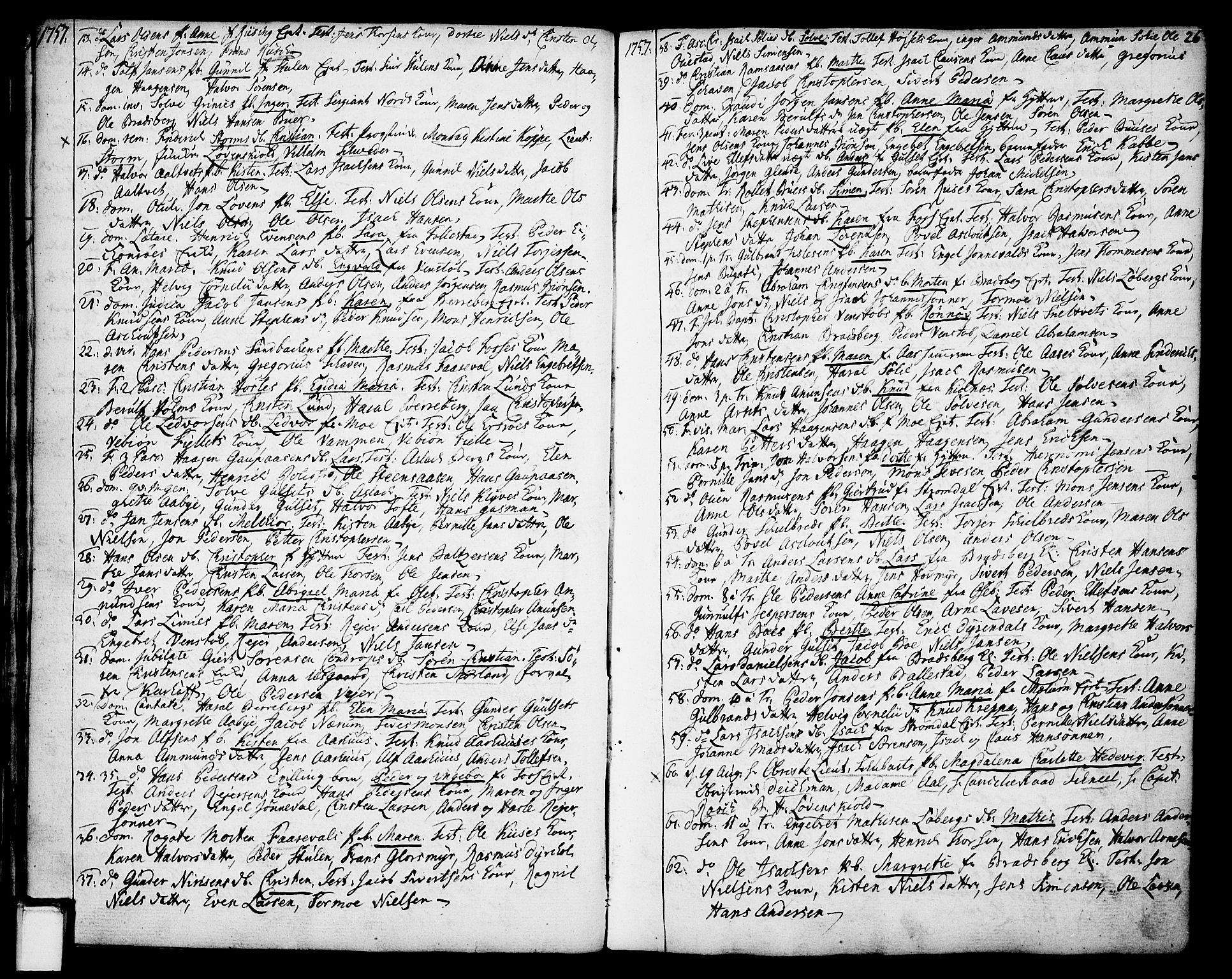 Gjerpen kirkebøker, SAKO/A-265/F/Fa/L0002: Parish register (official) no. I 2, 1747-1795, p. 26