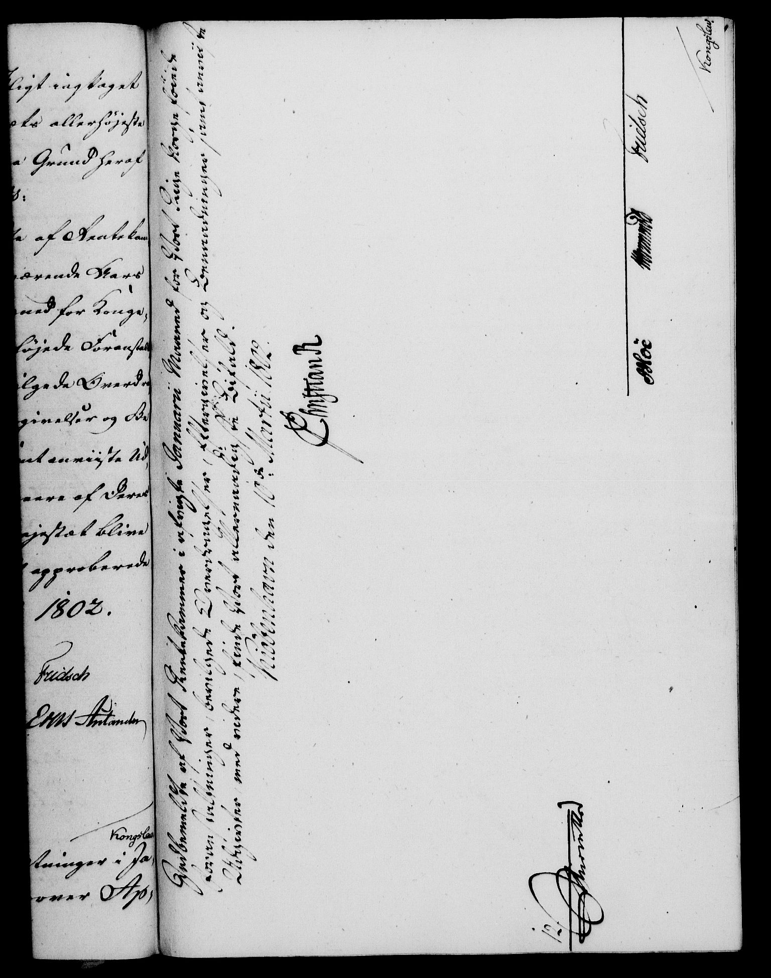 Rentekammeret, Kammerkanselliet, RA/EA-3111/G/Gf/Gfa/L0084: Norsk relasjons- og resolusjonsprotokoll (merket RK 52.84), 1802, p. 149