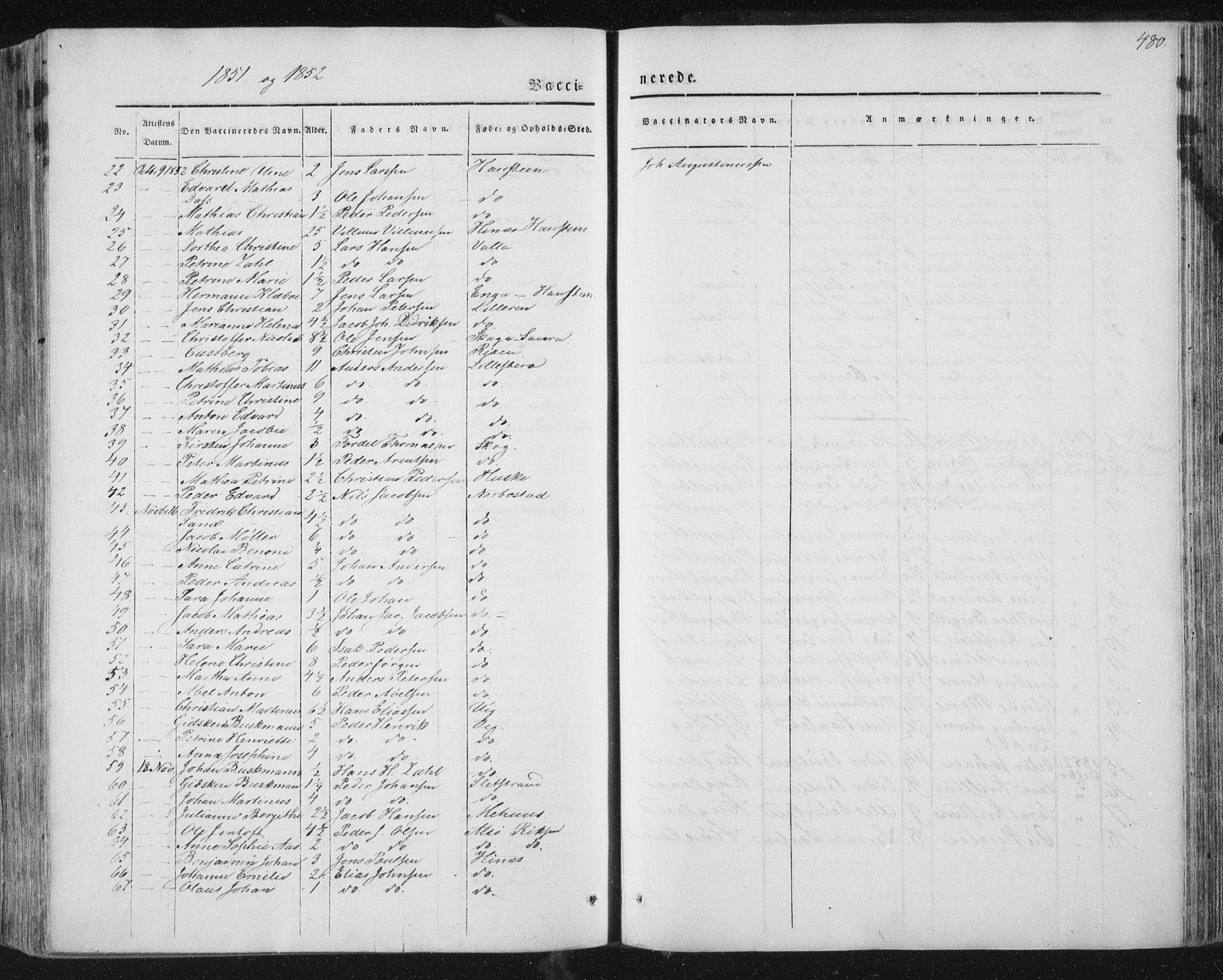 Ministerialprotokoller, klokkerbøker og fødselsregistre - Nordland, AV/SAT-A-1459/838/L0549: Parish register (official) no. 838A07, 1840-1854, p. 480