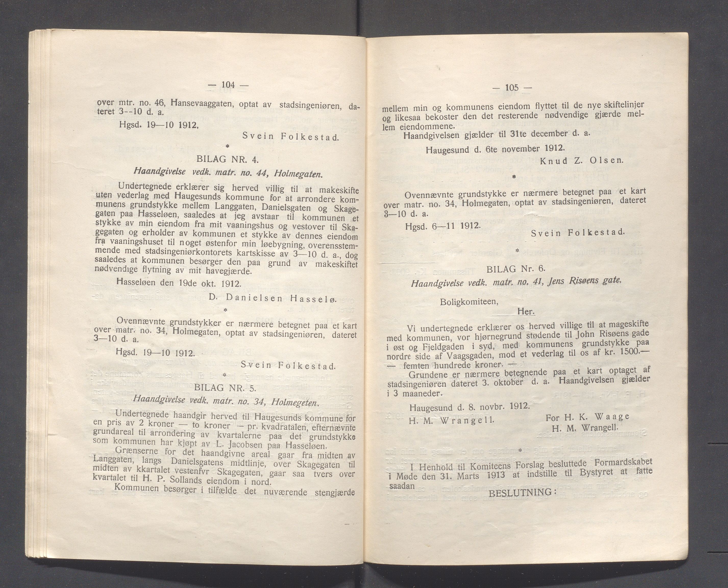 Haugesund kommune - Formannskapet og Bystyret, IKAR/A-740/A/Abb/L0002: Bystyreforhandlinger, 1908-1917, p. 484