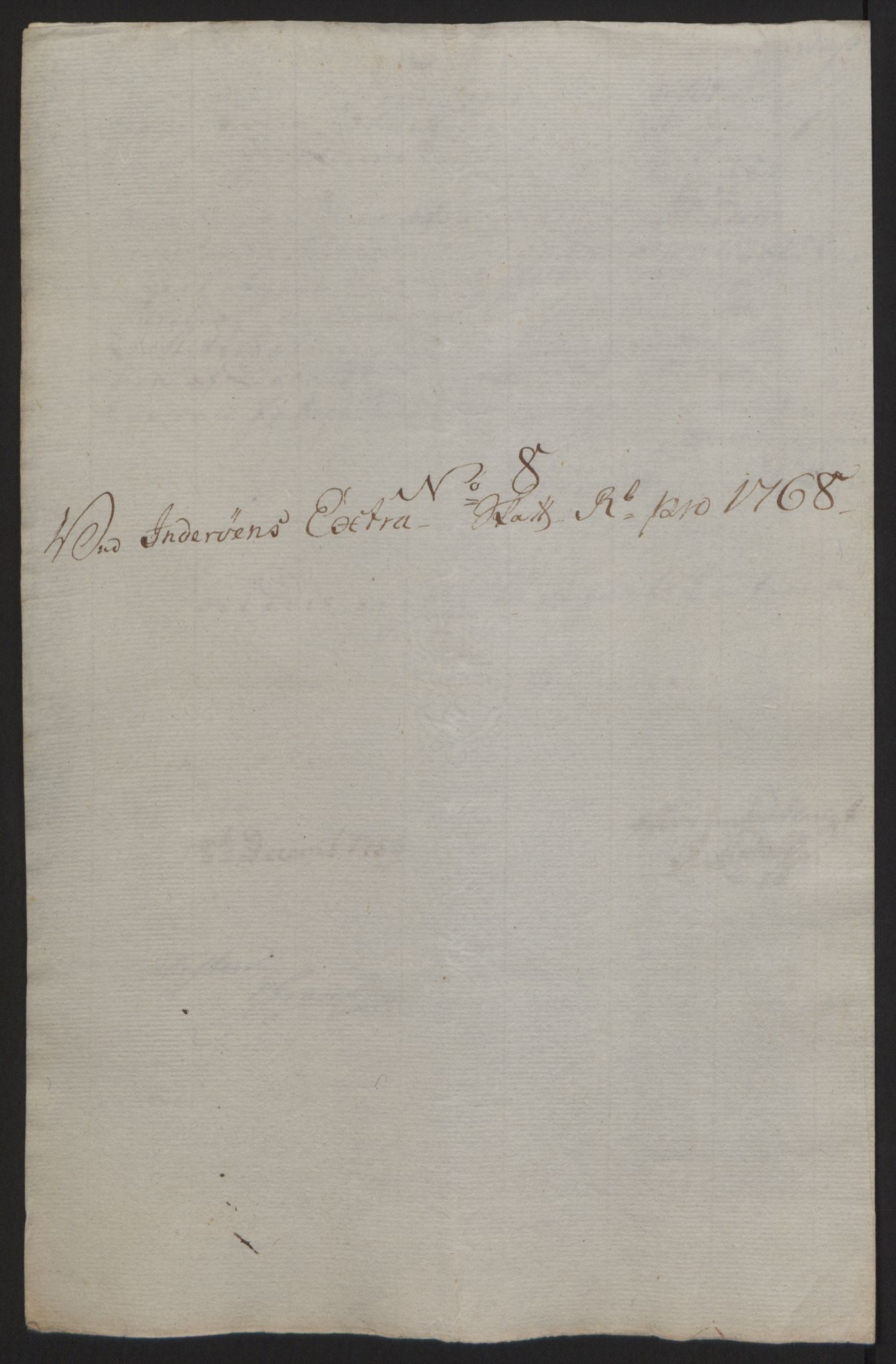 Rentekammeret inntil 1814, Reviderte regnskaper, Fogderegnskap, AV/RA-EA-4092/R63/L4420: Ekstraskatten Inderøy, 1762-1772, p. 269