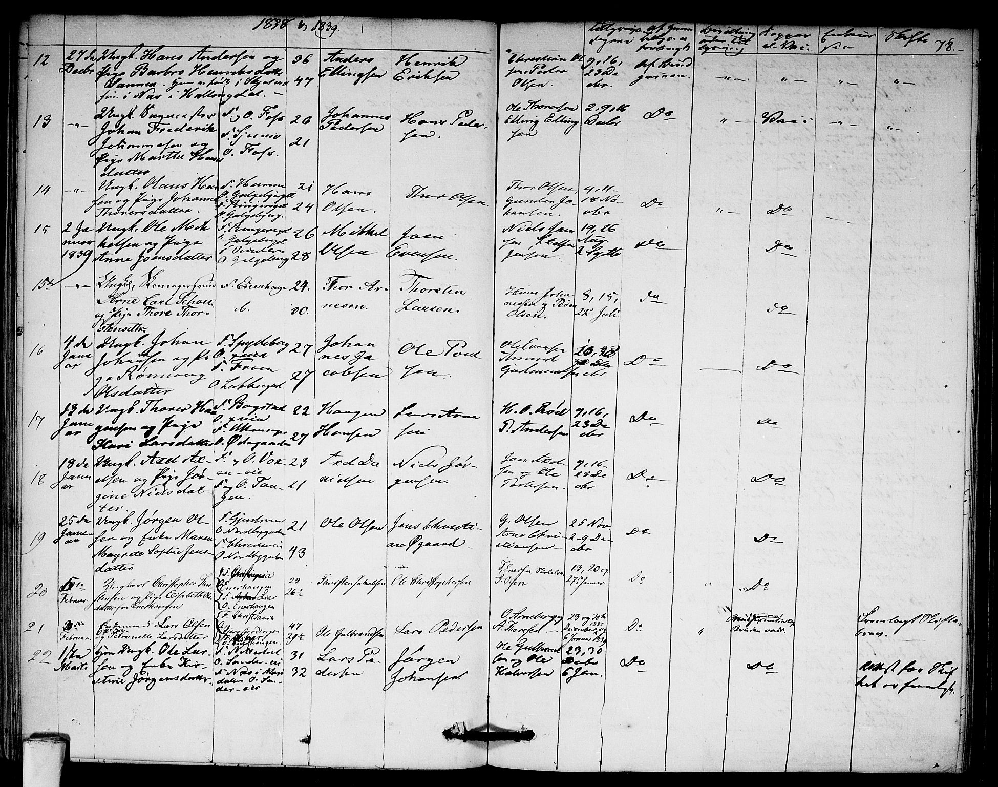 Aker prestekontor kirkebøker, AV/SAO-A-10861/F/L0018: Parish register (official) no. 18, 1829-1853, p. 78