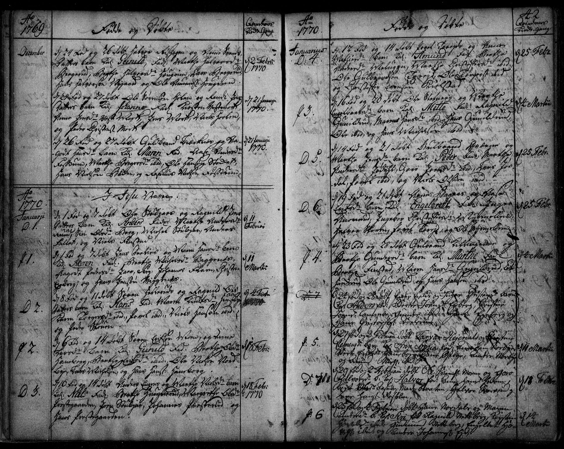 Aurskog prestekontor Kirkebøker, SAO/A-10304a/F/Fa/L0003: Parish register (official) no. I 3, 1767-1807, p. 42