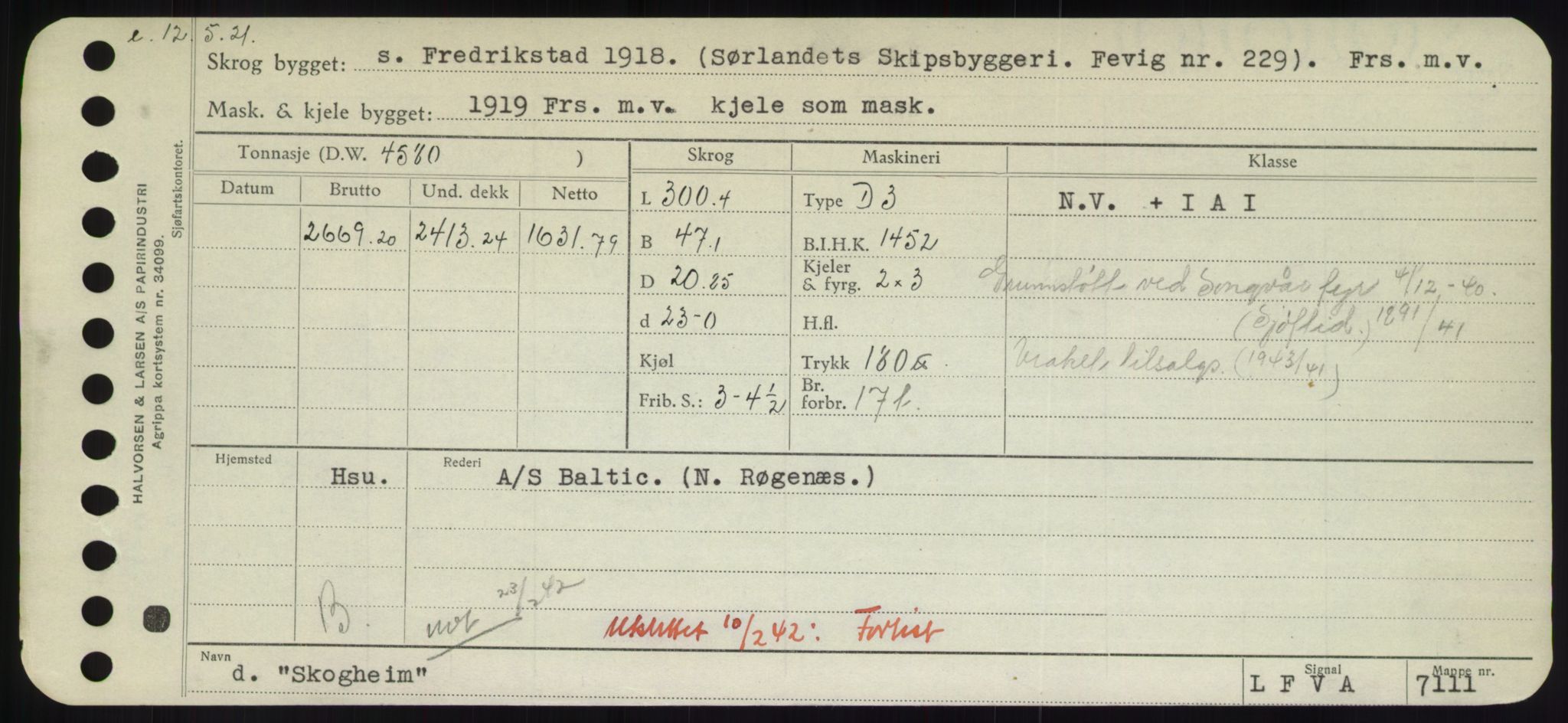 Sjøfartsdirektoratet med forløpere, Skipsmålingen, RA/S-1627/H/Hd/L0034: Fartøy, Sk-Slå, p. 223