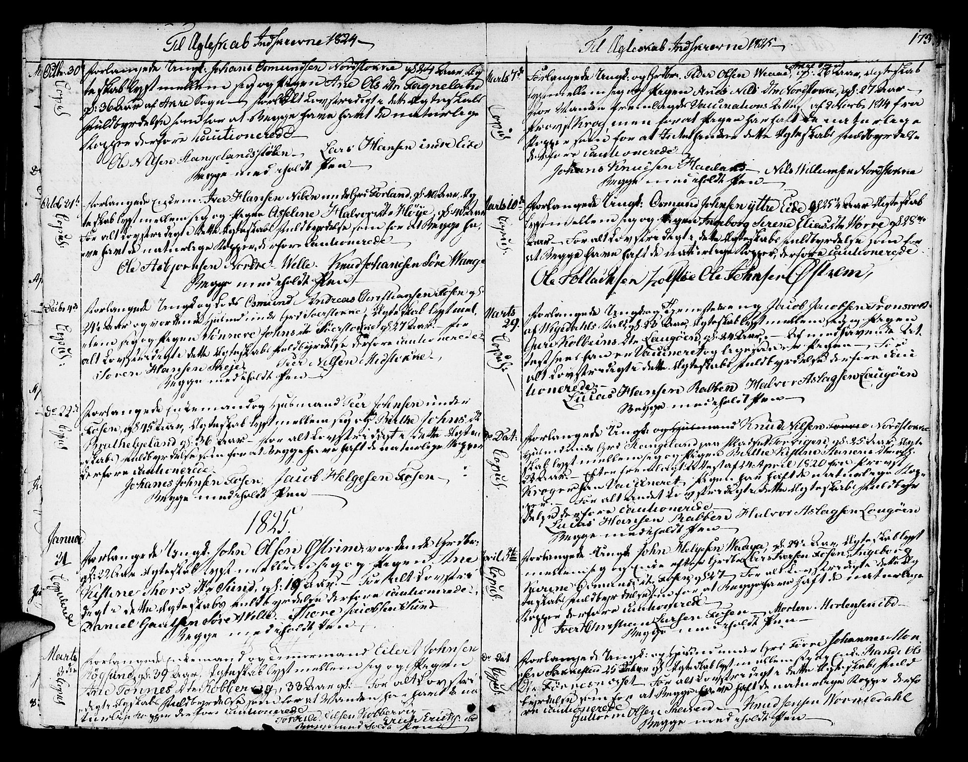 Avaldsnes sokneprestkontor, SAST/A -101851/H/Ha/Haa/L0003: Parish register (official) no. A 3, 1801-1817, p. 173