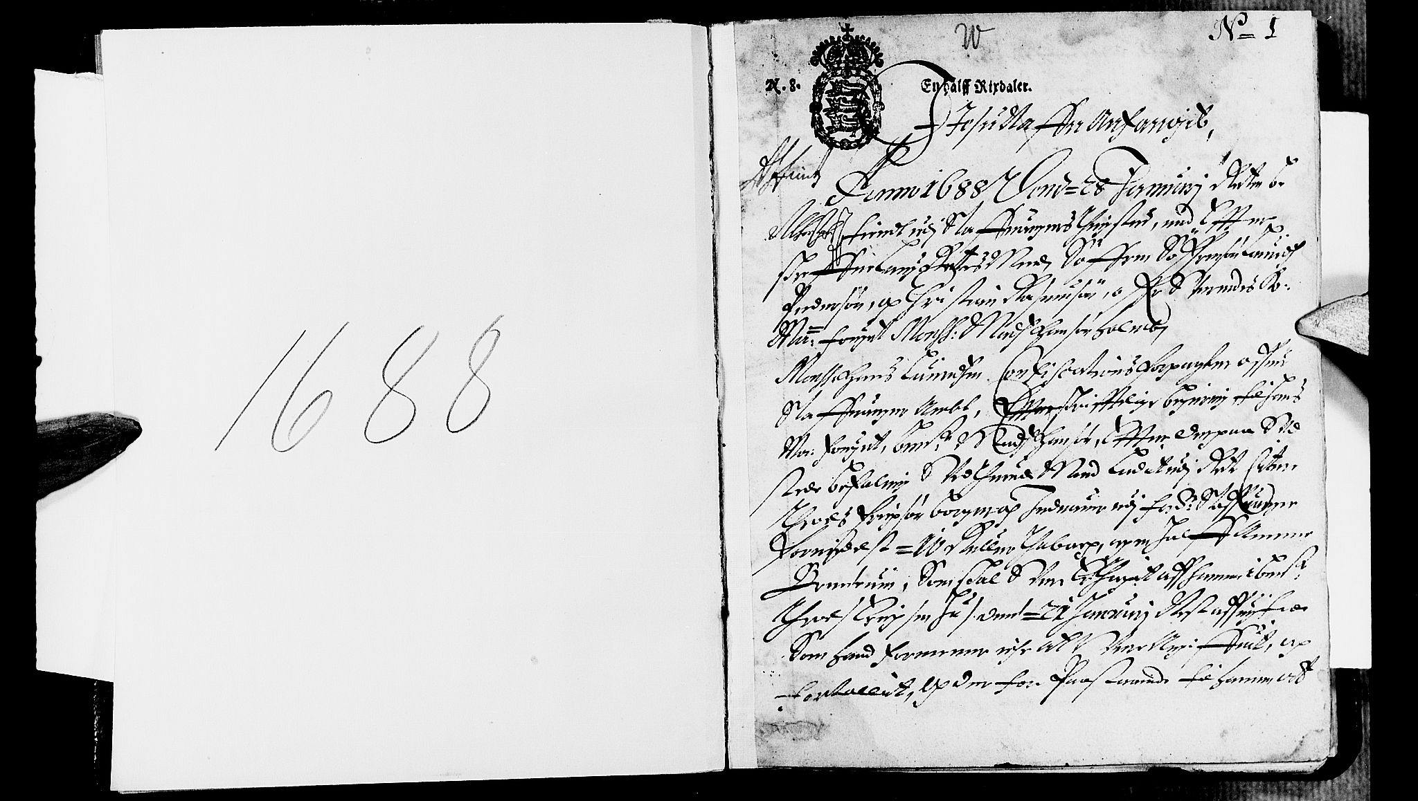 Jæren og Dalane sorenskriveri, AV/SAST-A-100306/3/30/30BA/L0044: TINGBOK, 1688, p. 0b-1a