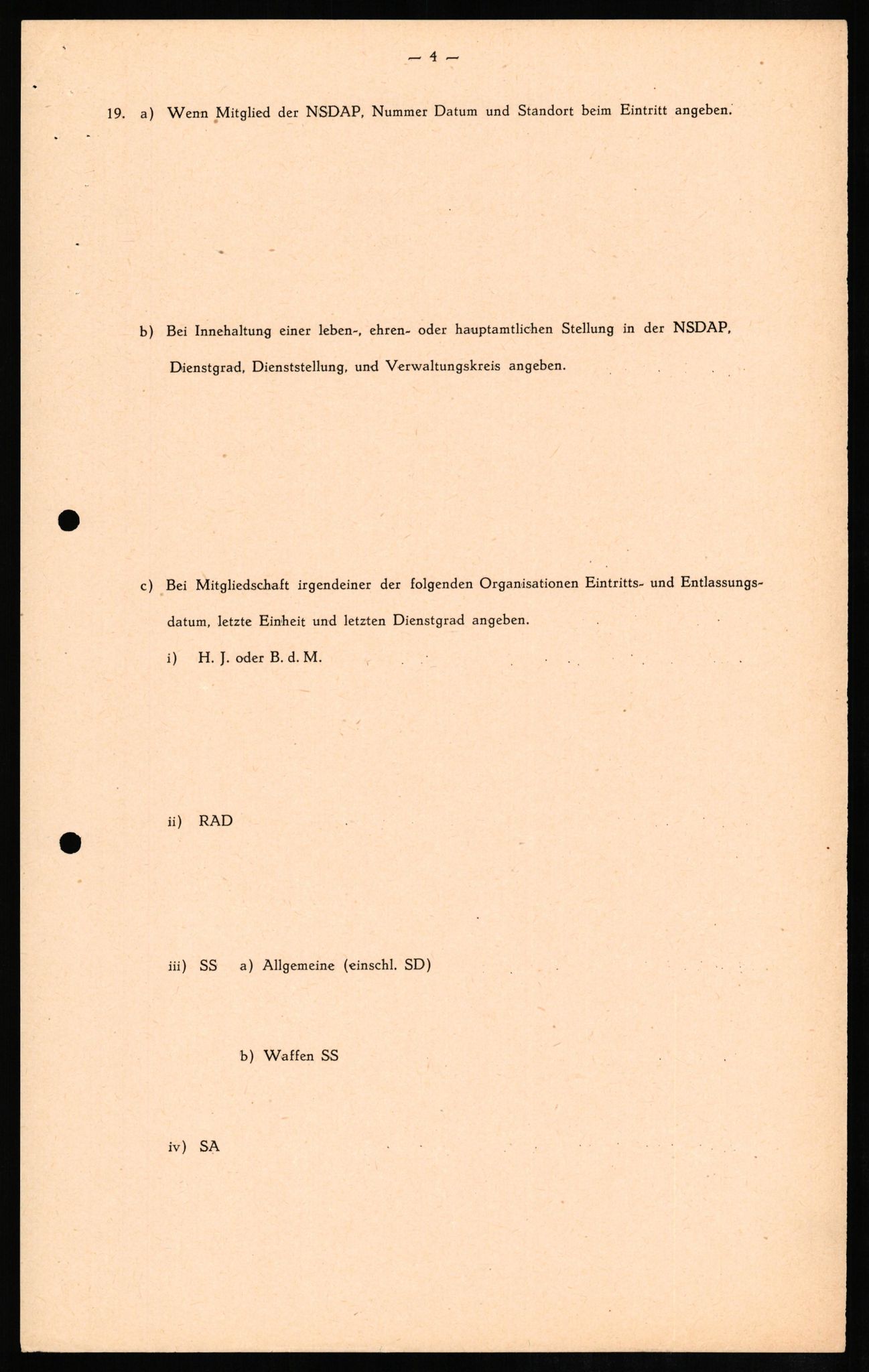 Forsvaret, Forsvarets overkommando II, AV/RA-RAFA-3915/D/Db/L0011: CI Questionaires. Tyske okkupasjonsstyrker i Norge. Tyskere., 1945-1946, p. 92