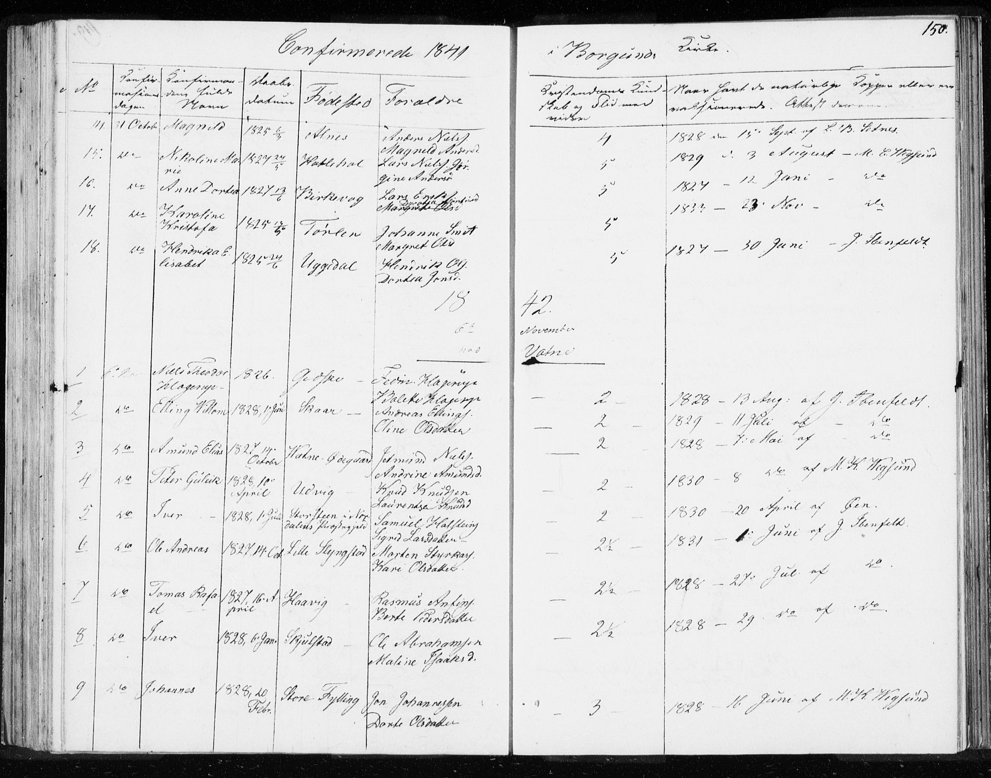 Ministerialprotokoller, klokkerbøker og fødselsregistre - Møre og Romsdal, SAT/A-1454/528/L0414: Curate's parish register no. 528B02, 1833-1844, p. 150