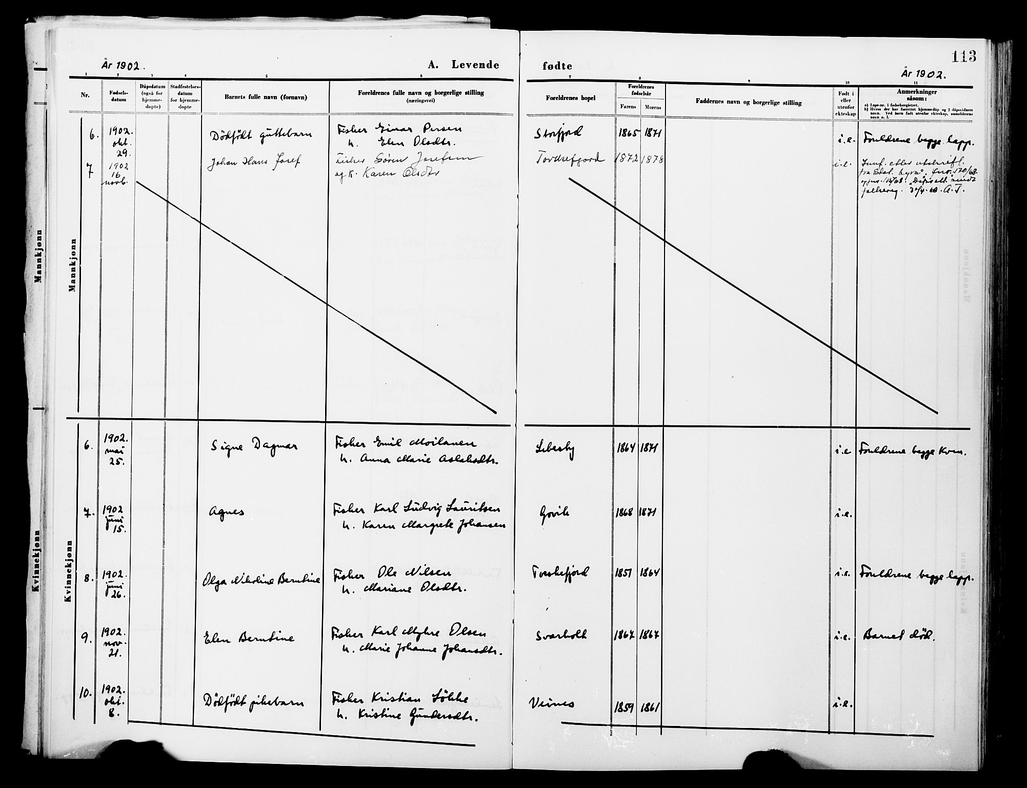 Lebesby sokneprestkontor, SATØ/S-1353/H/Ha/L0004kirke: Parish register (official) no. 4, 1870-1902, p. 113