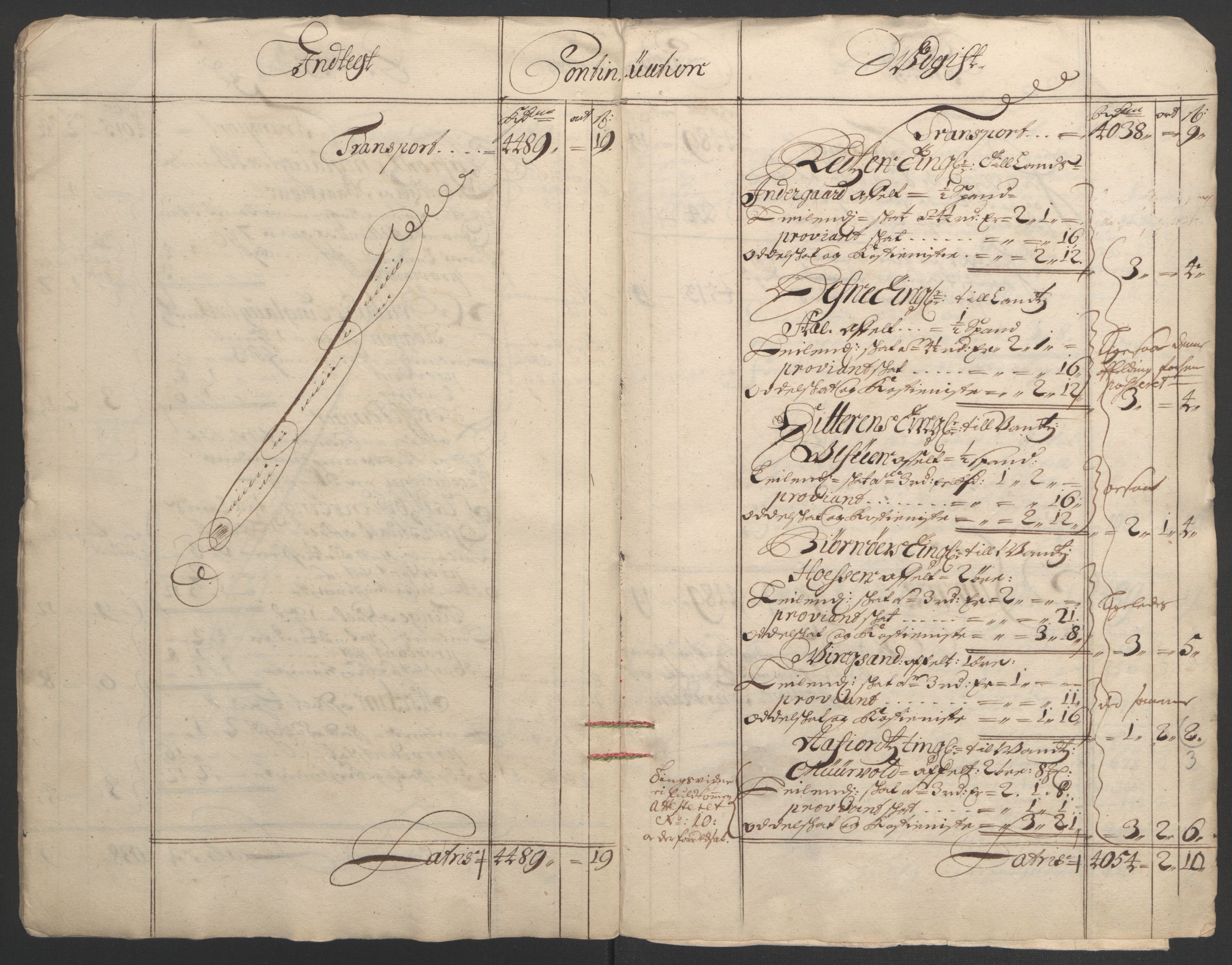 Rentekammeret inntil 1814, Reviderte regnskaper, Fogderegnskap, AV/RA-EA-4092/R57/L3850: Fogderegnskap Fosen, 1694, p. 10