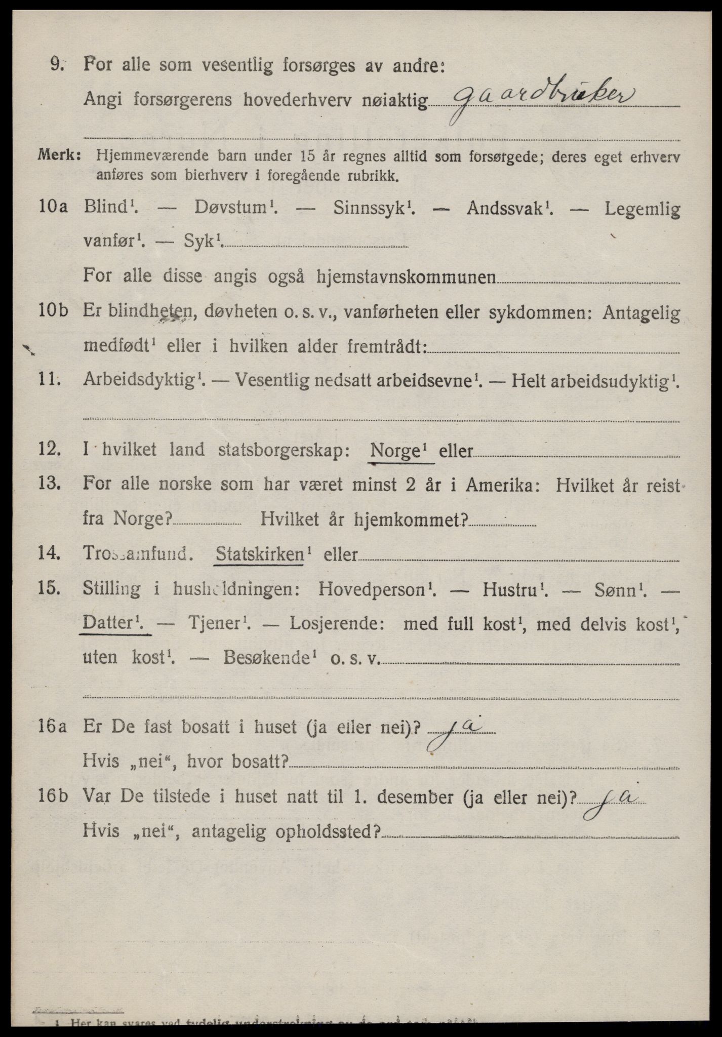 SAT, 1920 census for Sylte, 1920, p. 1962