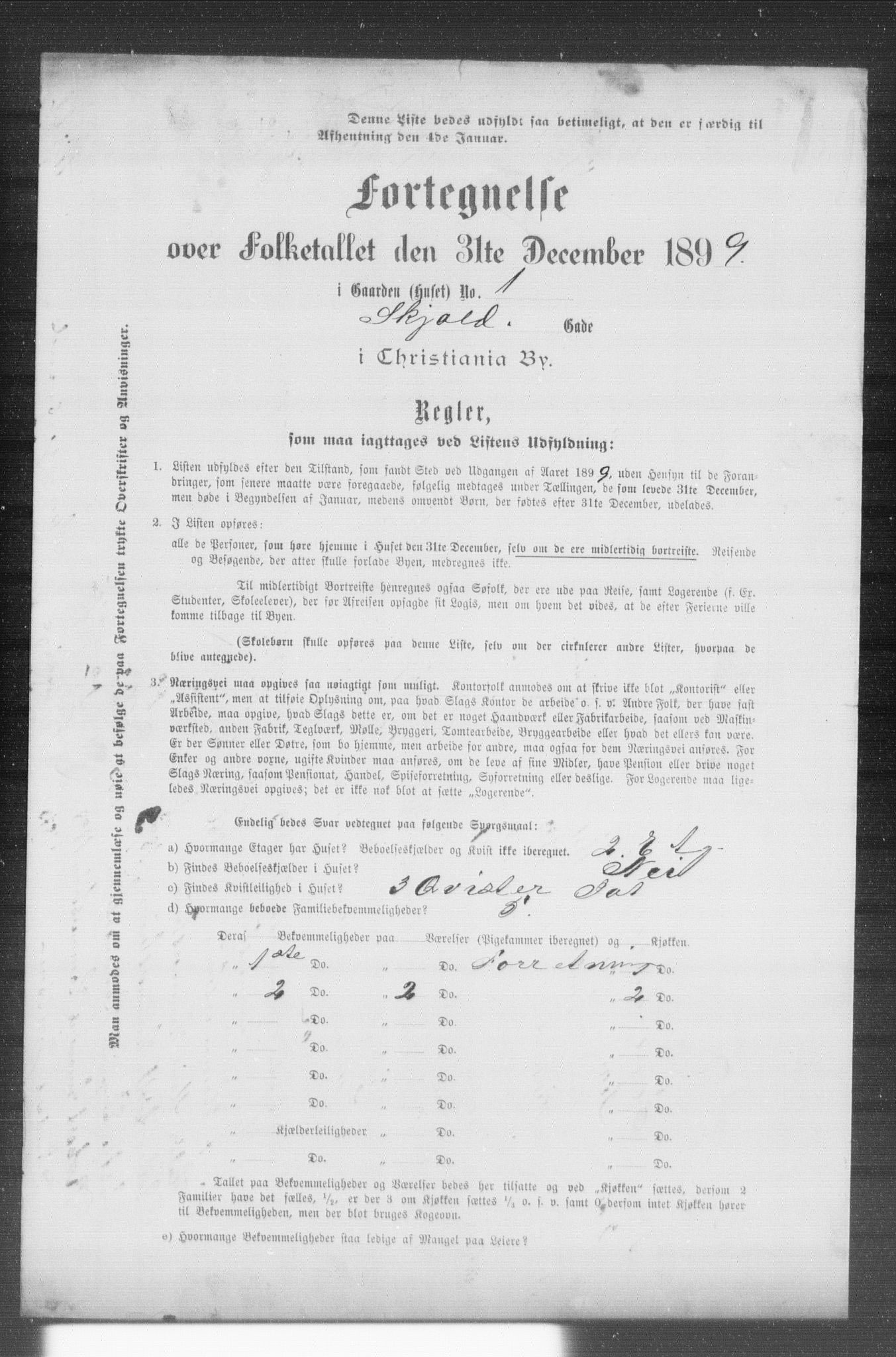 OBA, Municipal Census 1899 for Kristiania, 1899, p. 12480