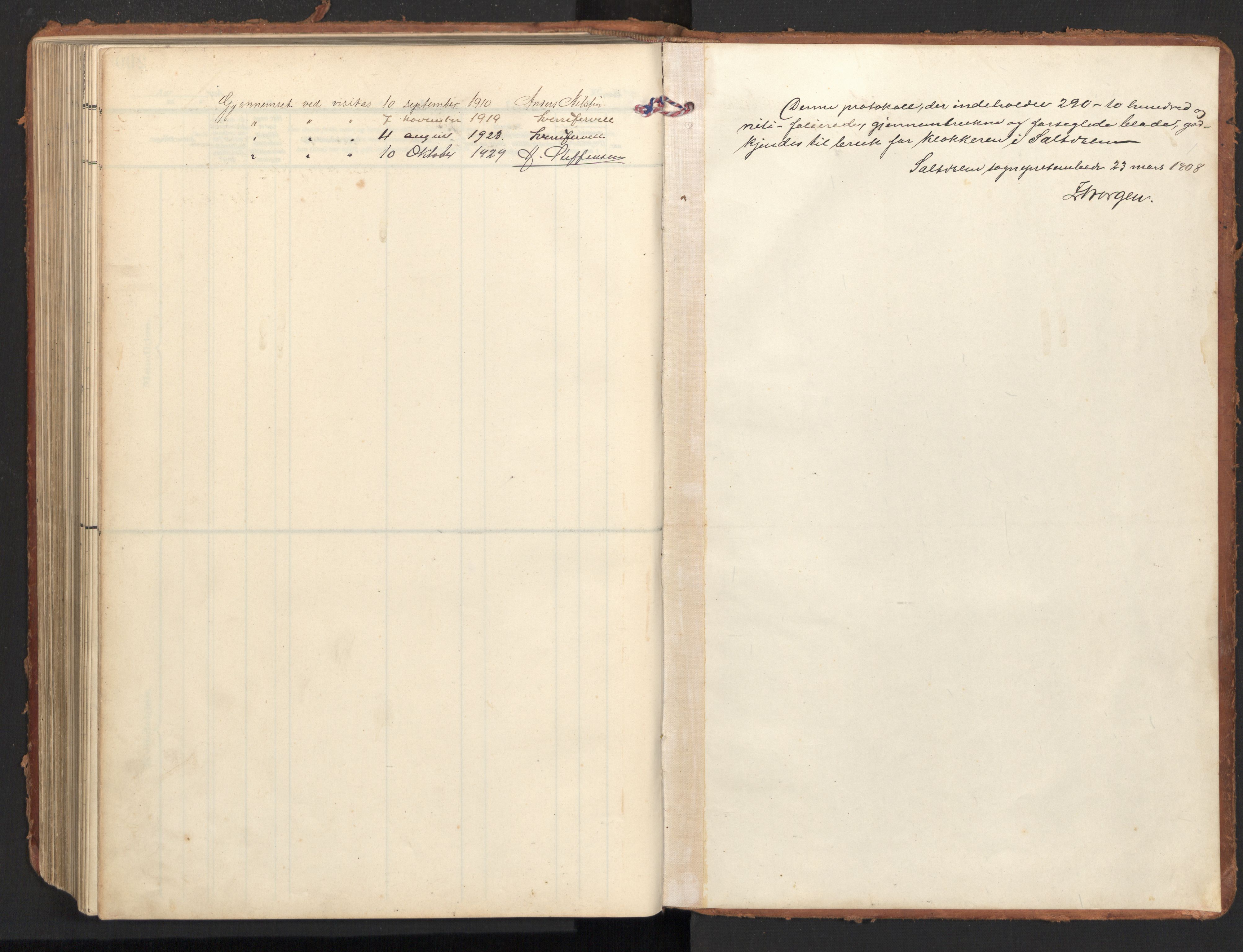 Ministerialprotokoller, klokkerbøker og fødselsregistre - Nordland, SAT/A-1459/847/L0683: Parish register (copy) no. 847C11, 1908-1929