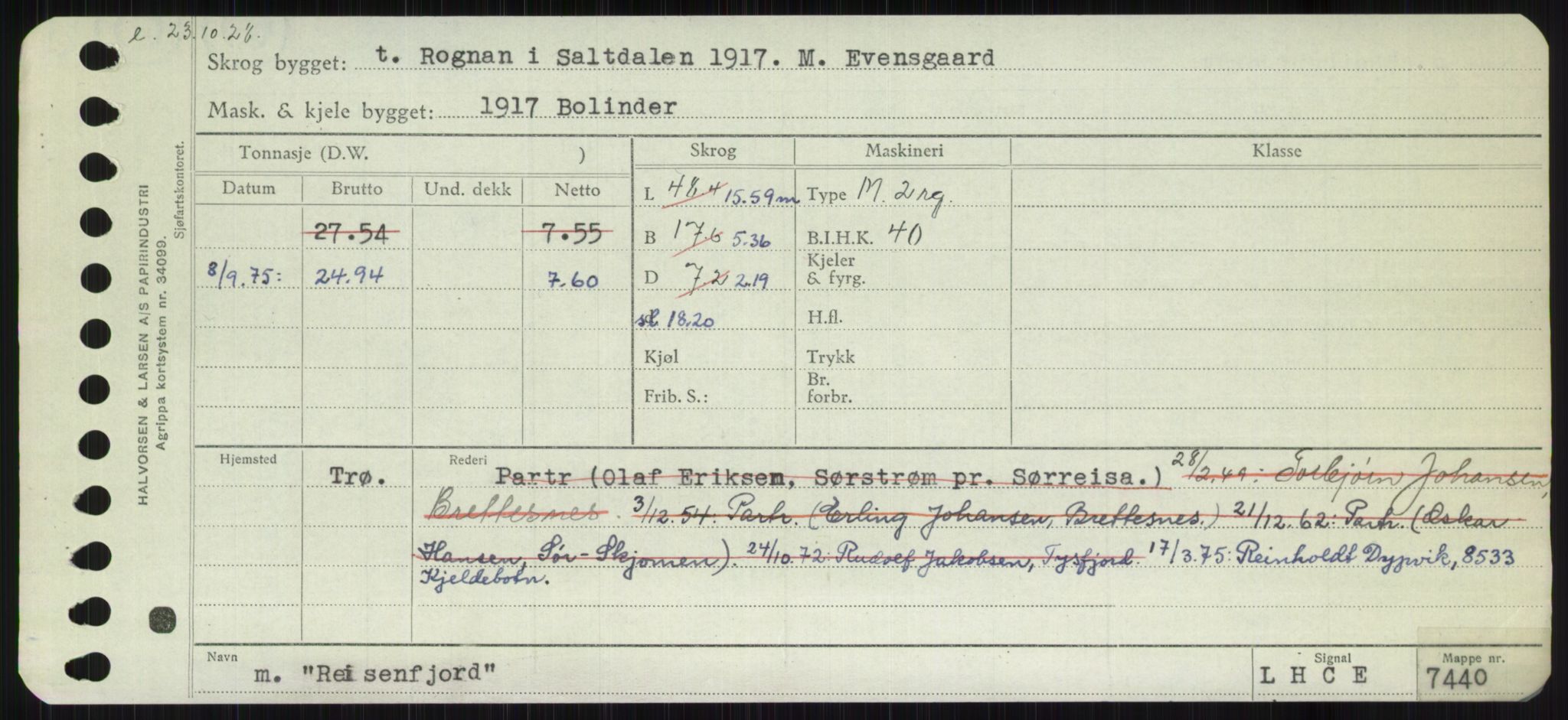 Sjøfartsdirektoratet med forløpere, Skipsmålingen, RA/S-1627/H/Ha/L0004/0002: Fartøy, Mas-R / Fartøy, Odin-R, p. 619