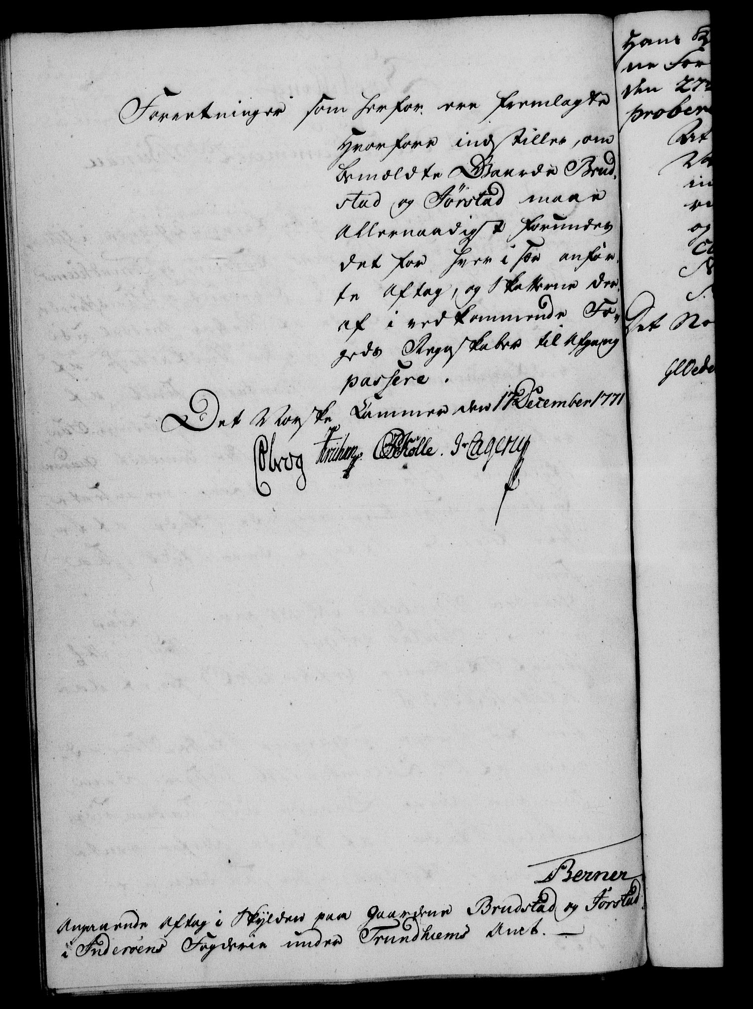 Rentekammeret, Kammerkanselliet, RA/EA-3111/G/Gf/Gfa/L0054: Norsk relasjons- og resolusjonsprotokoll (merket RK 52.54), 1771-1772, p. 193