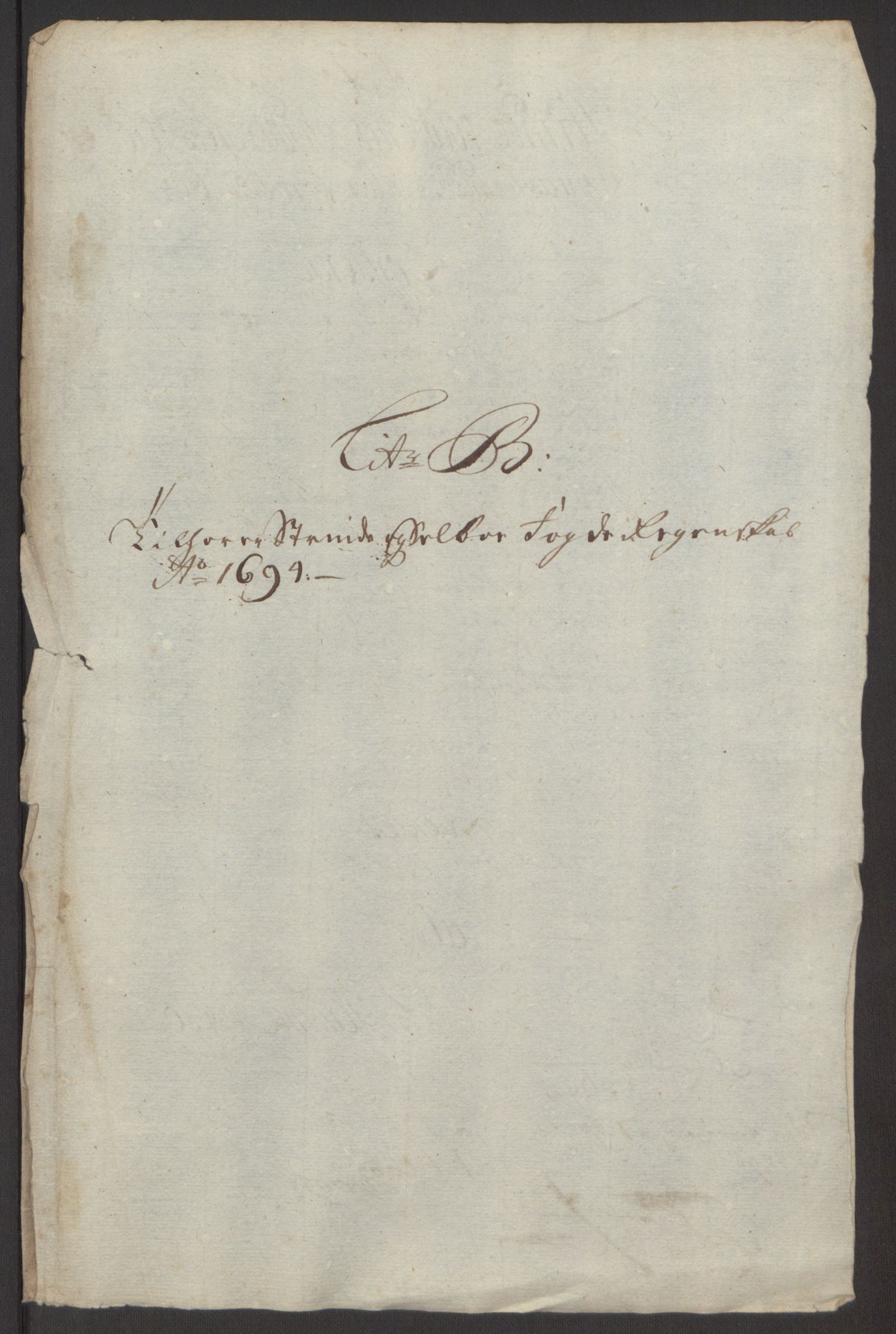 Rentekammeret inntil 1814, Reviderte regnskaper, Fogderegnskap, AV/RA-EA-4092/R61/L4104: Fogderegnskap Strinda og Selbu, 1693-1694, p. 209