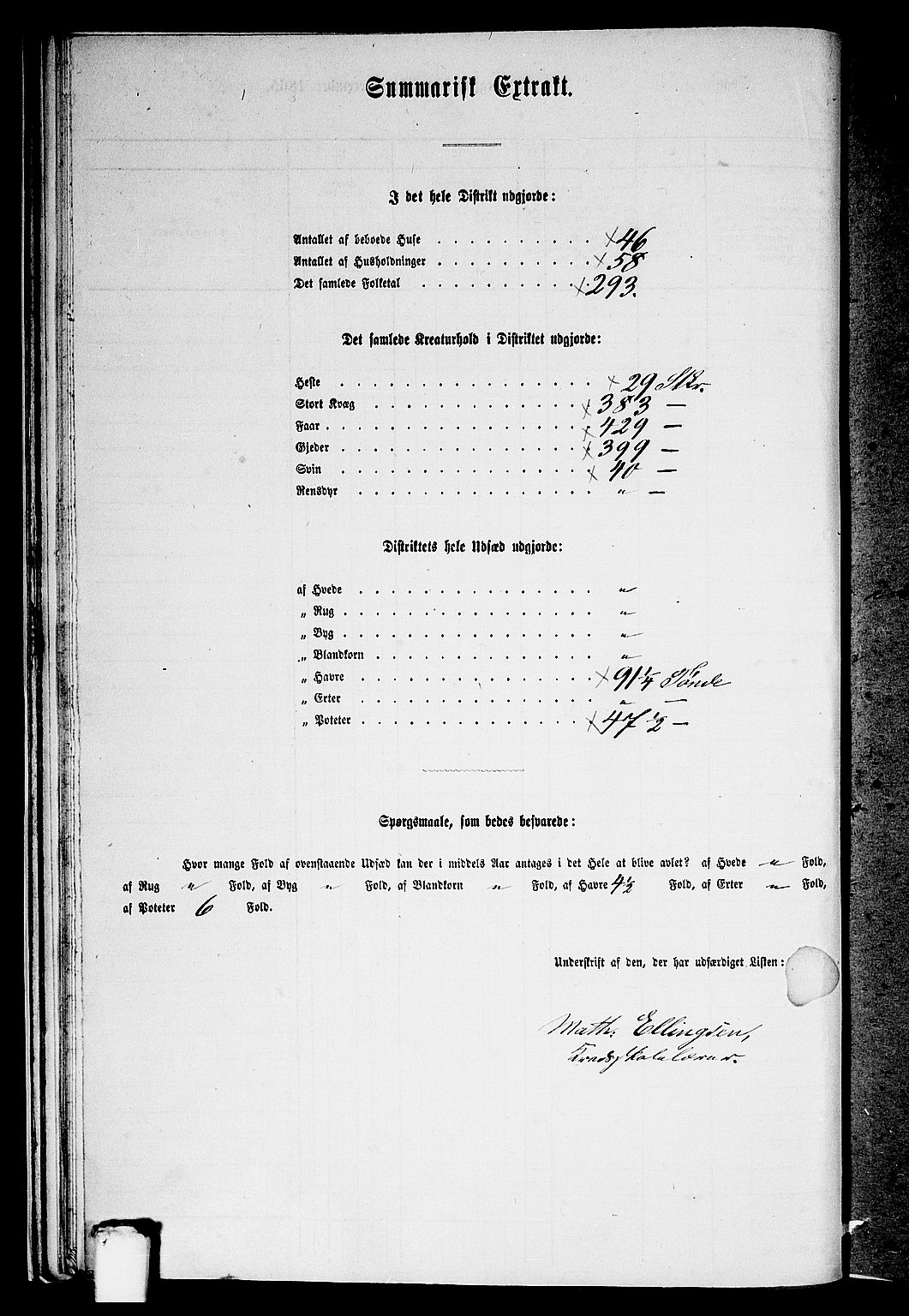 RA, 1865 census for Lavik, 1865, p. 23