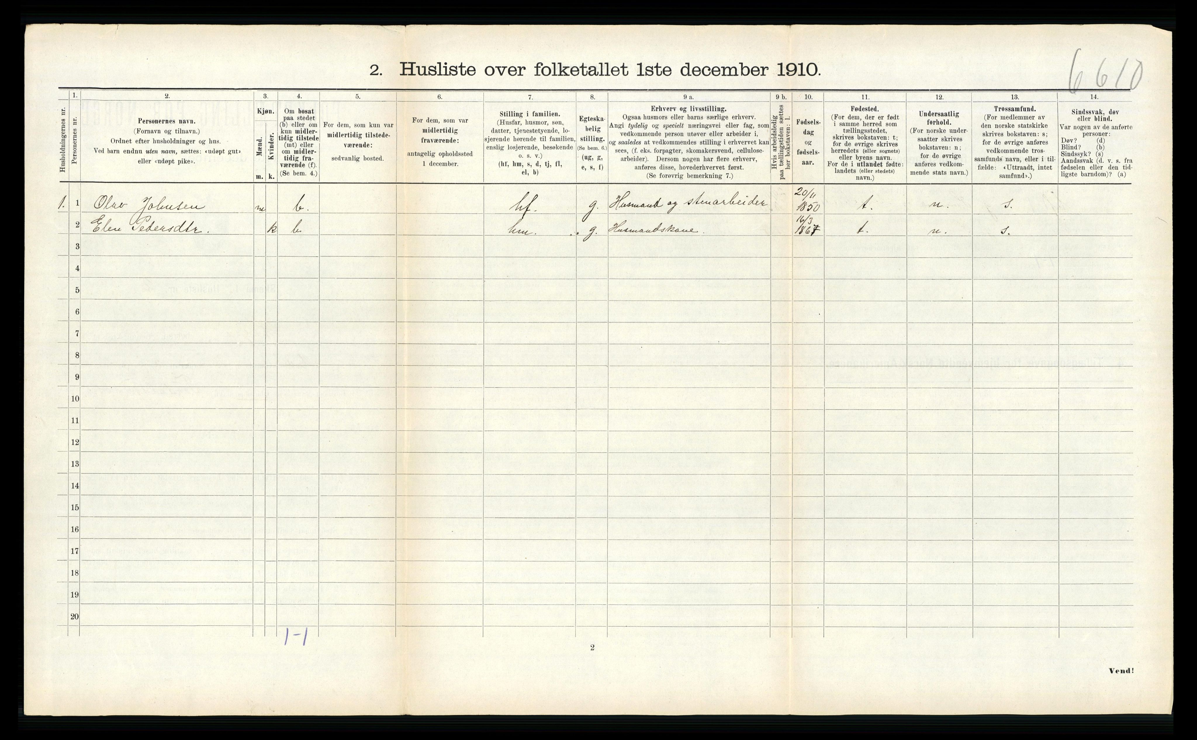 RA, 1910 census for Hegra, 1910, p. 699