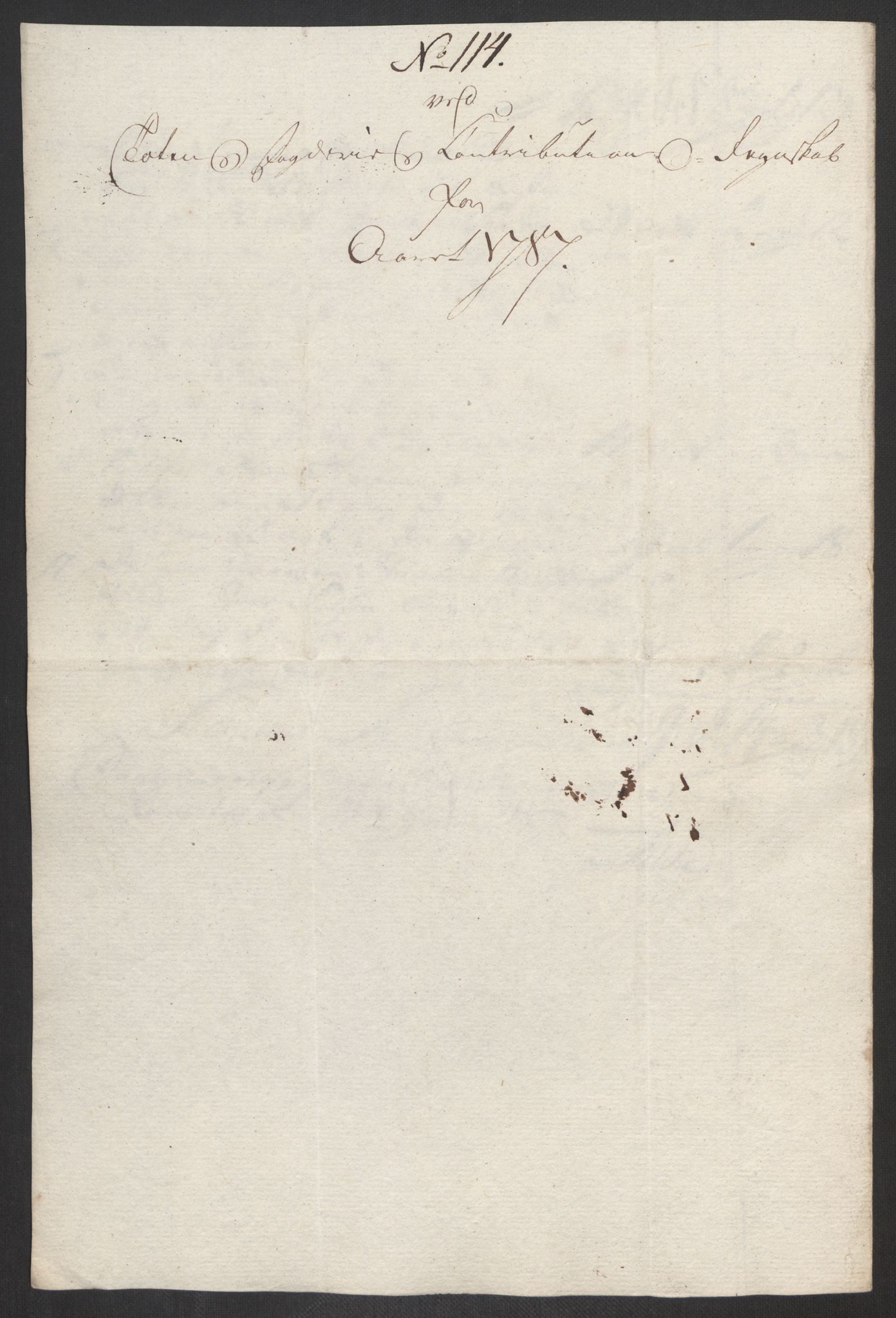 Rentekammeret inntil 1814, Reviderte regnskaper, Fogderegnskap, AV/RA-EA-4092/R19/L1374: Fogderegnskap Toten, Hadeland og Vardal, 1787, p. 370