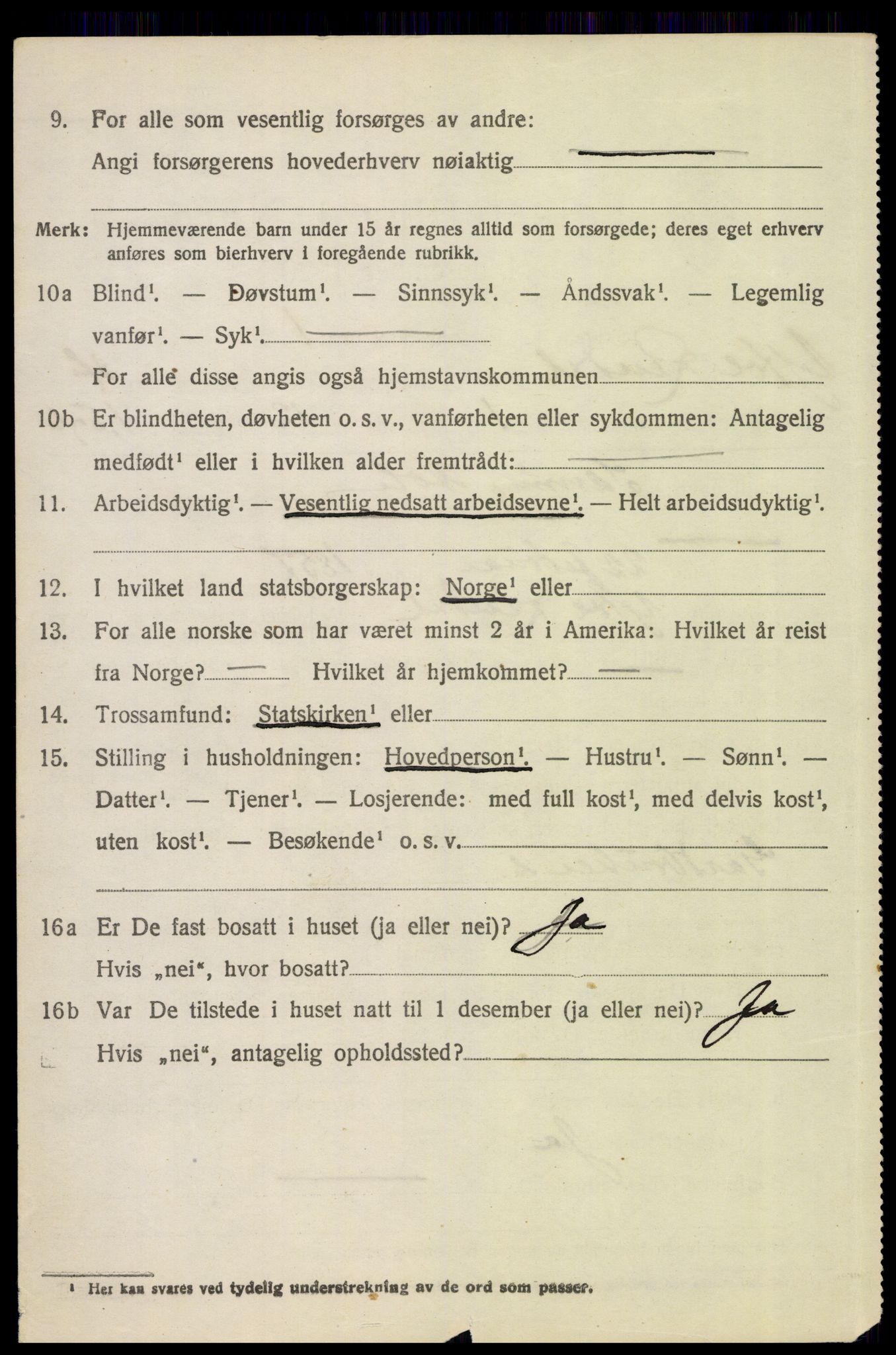 SAH, 1920 census for Ytre Rendal, 1920, p. 2050