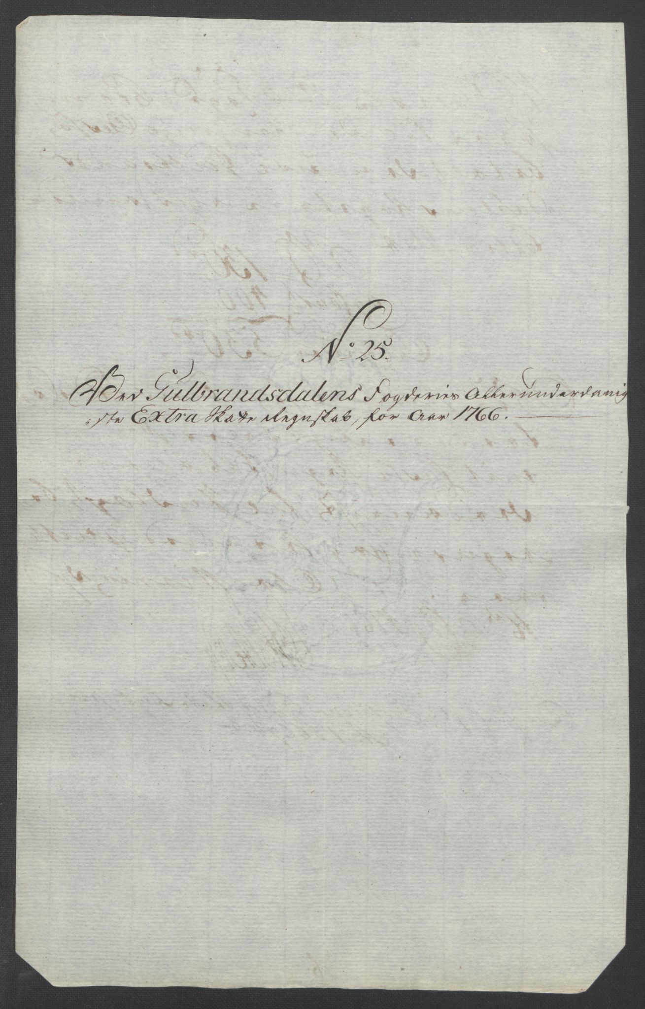 Rentekammeret inntil 1814, Reviderte regnskaper, Fogderegnskap, AV/RA-EA-4092/R17/L1266: Ekstraskatten Gudbrandsdal, 1762-1766, p. 610