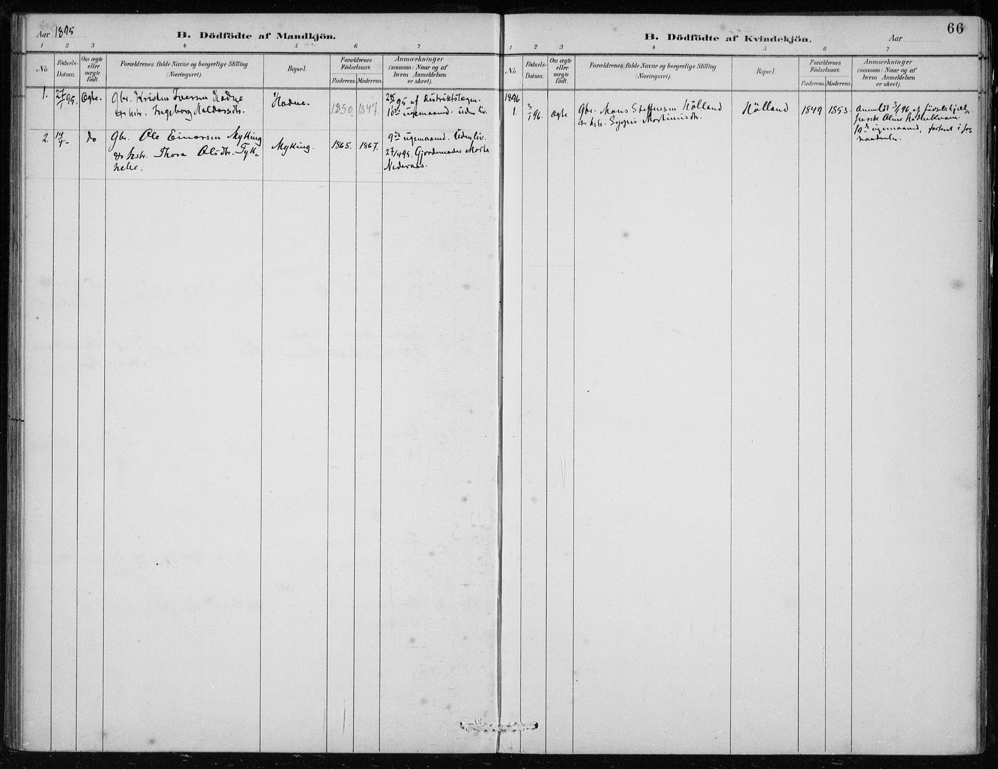 Lindås Sokneprestembete, SAB/A-76701/H/Haa: Parish register (official) no. F  1, 1886-1897, p. 66