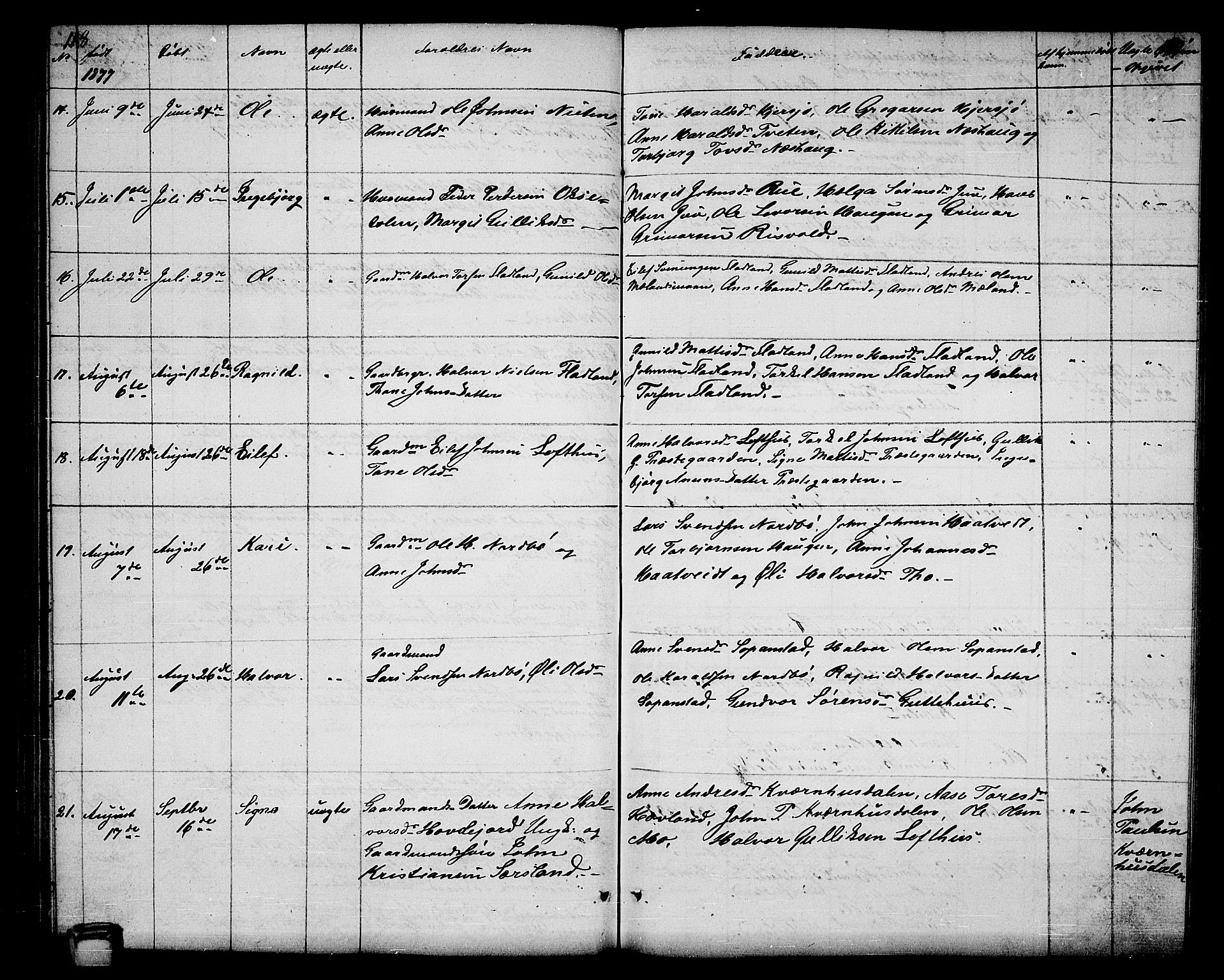 Hjartdal kirkebøker, AV/SAKO-A-270/G/Ga/L0002: Parish register (copy) no. I 2, 1854-1888, p. 118-119