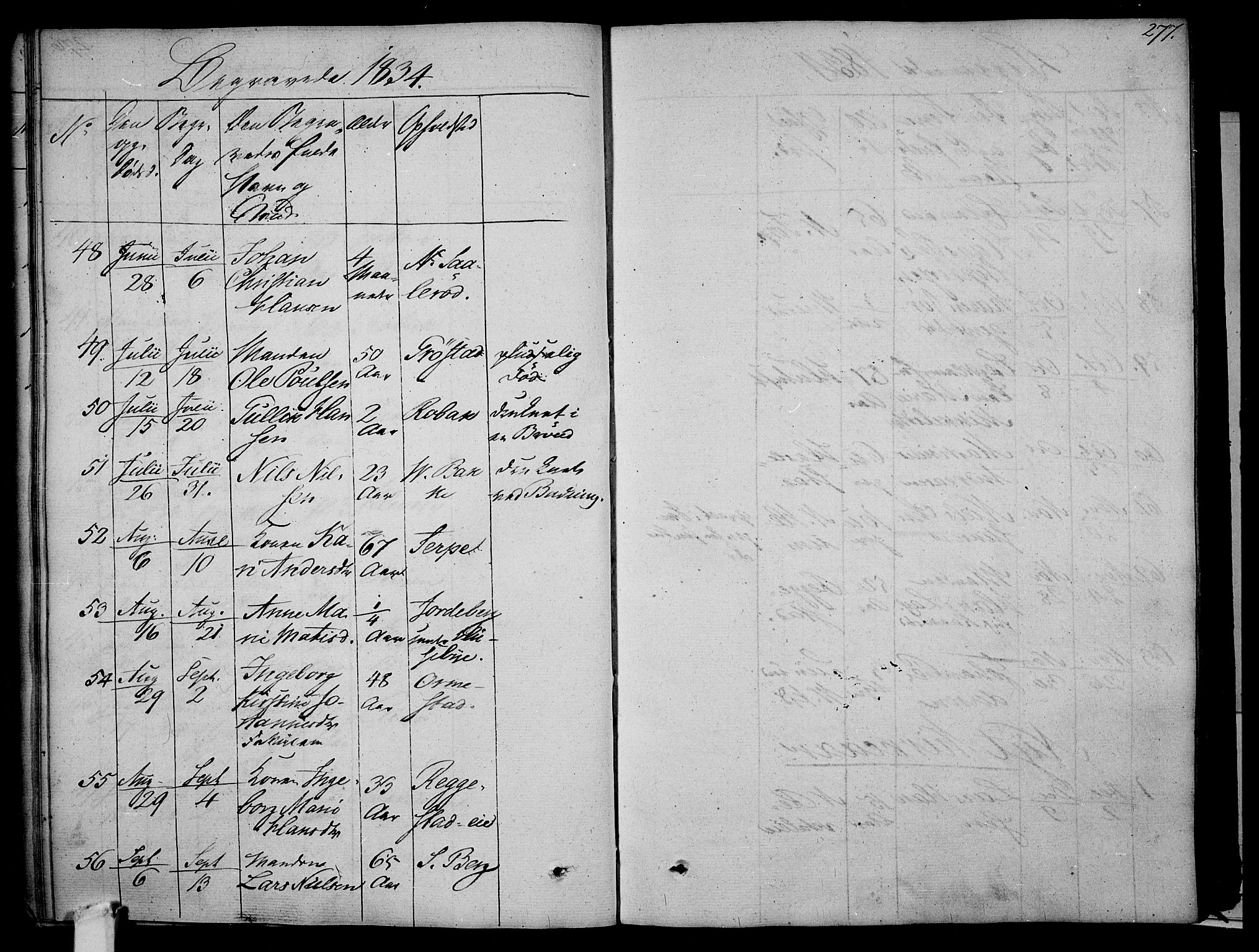 Våle kirkebøker, SAKO/A-334/F/Fa/L0008: Parish register (official) no. I 8, 1824-1844, p. 277