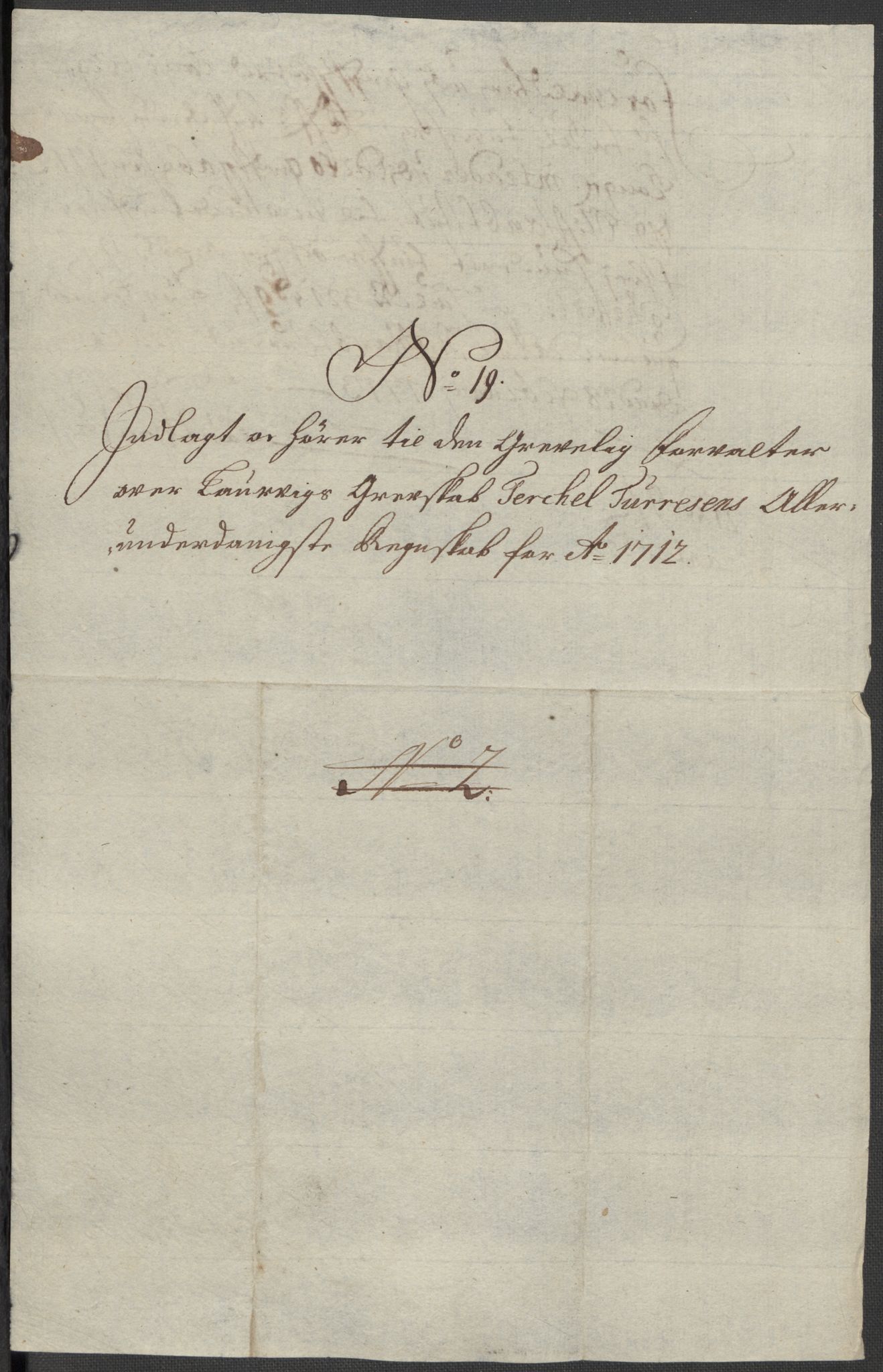 Rentekammeret inntil 1814, Reviderte regnskaper, Fogderegnskap, RA/EA-4092/R33/L1984: Fogderegnskap Larvik grevskap, 1712, p. 224