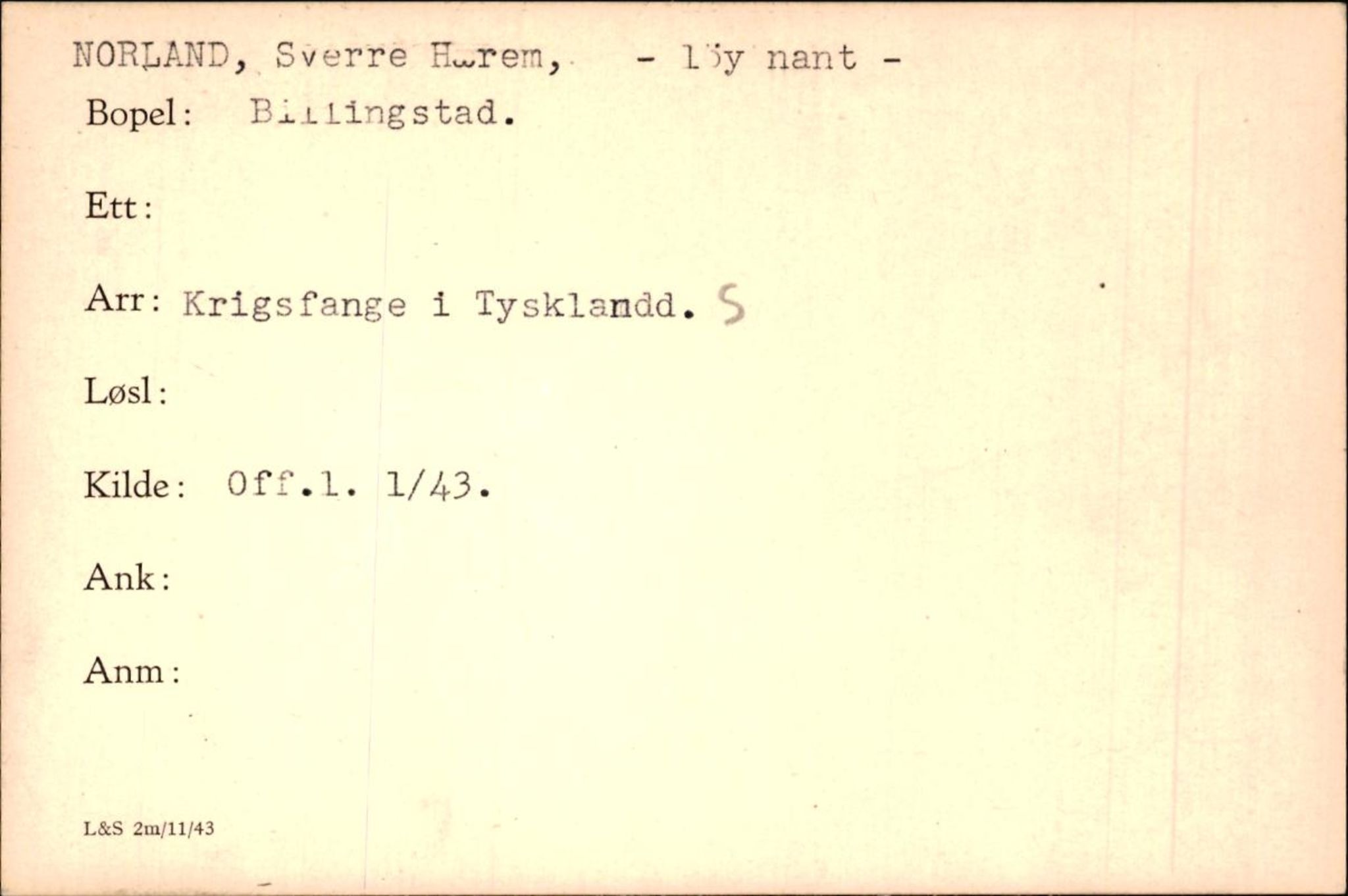 Forsvaret, Forsvarets krigshistoriske avdeling, AV/RA-RAFA-2017/Y/Yf/L0200: II-C-11-2102  -  Norske krigsfanger i Tyskland, 1940-1945, p. 786