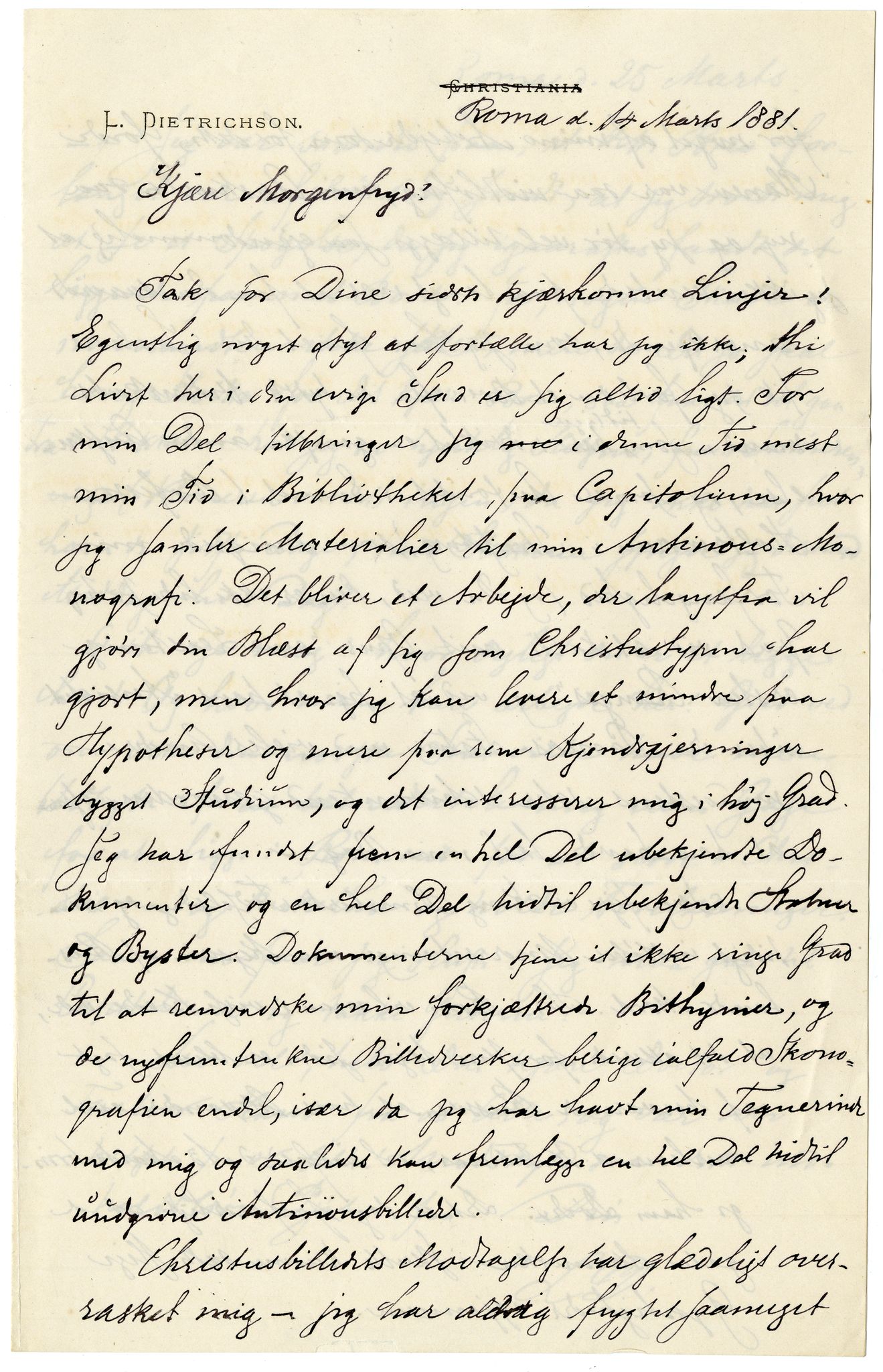 Diderik Maria Aalls brevsamling, NF/Ark-1023/F/L0003: D.M. Aalls brevsamling. D - G, 1797-1889, p. 58
