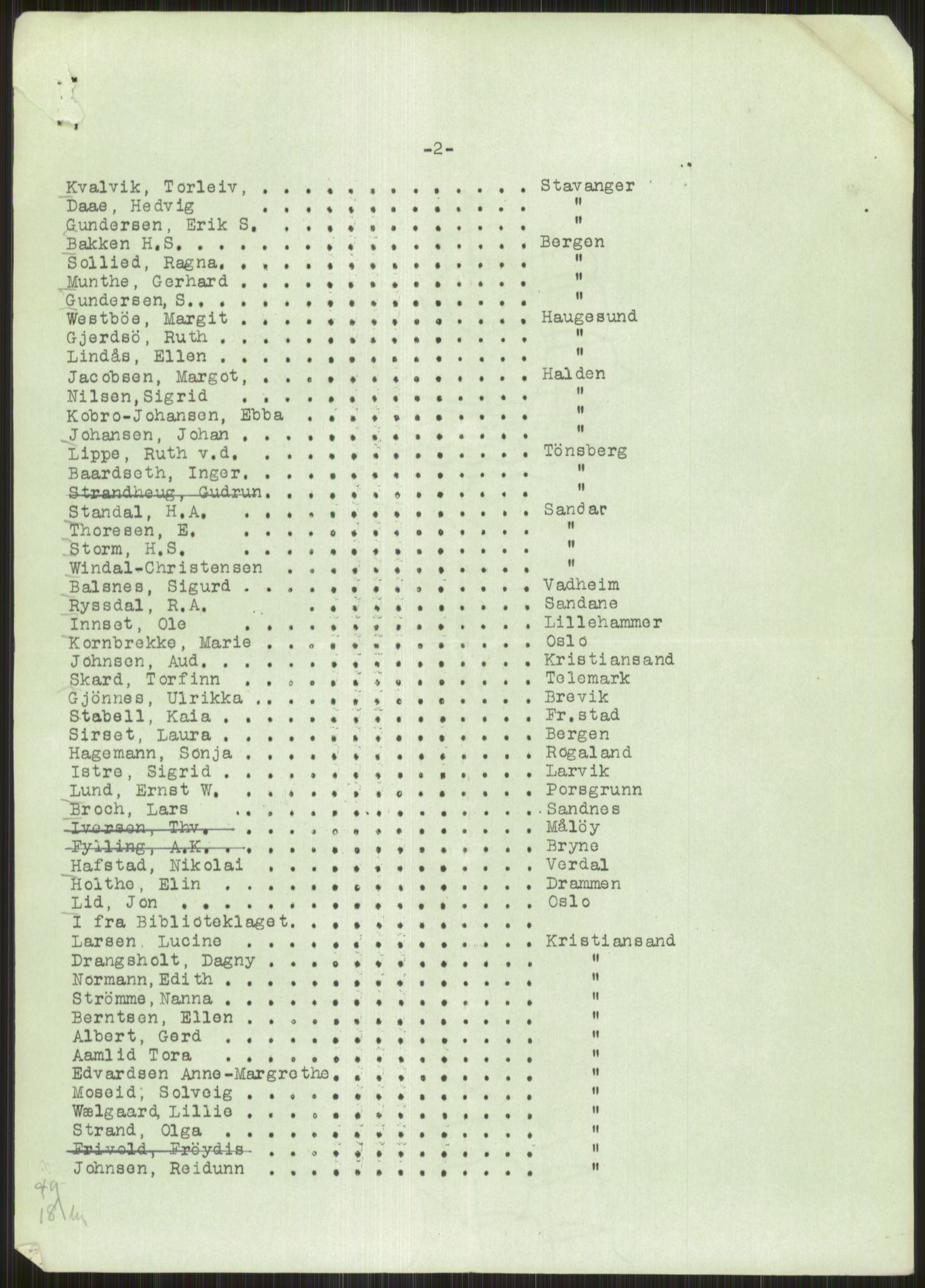 Universitetsbiblioteket i Oslo, RA/S-4102/E/Ea/L0002/0001: -- / Norske bibliotekmøter, 1945-1954, p. 466