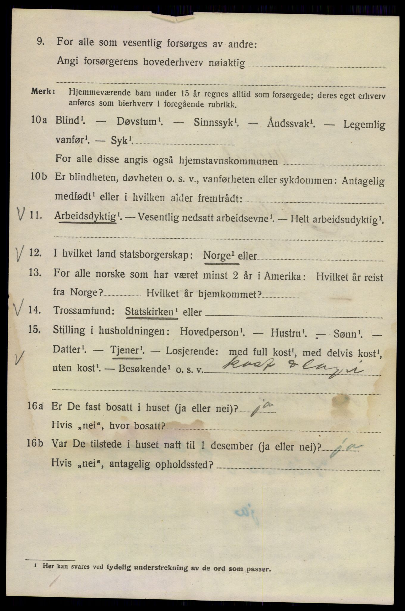 SAO, 1920 census for Kristiania, 1920, p. 406208