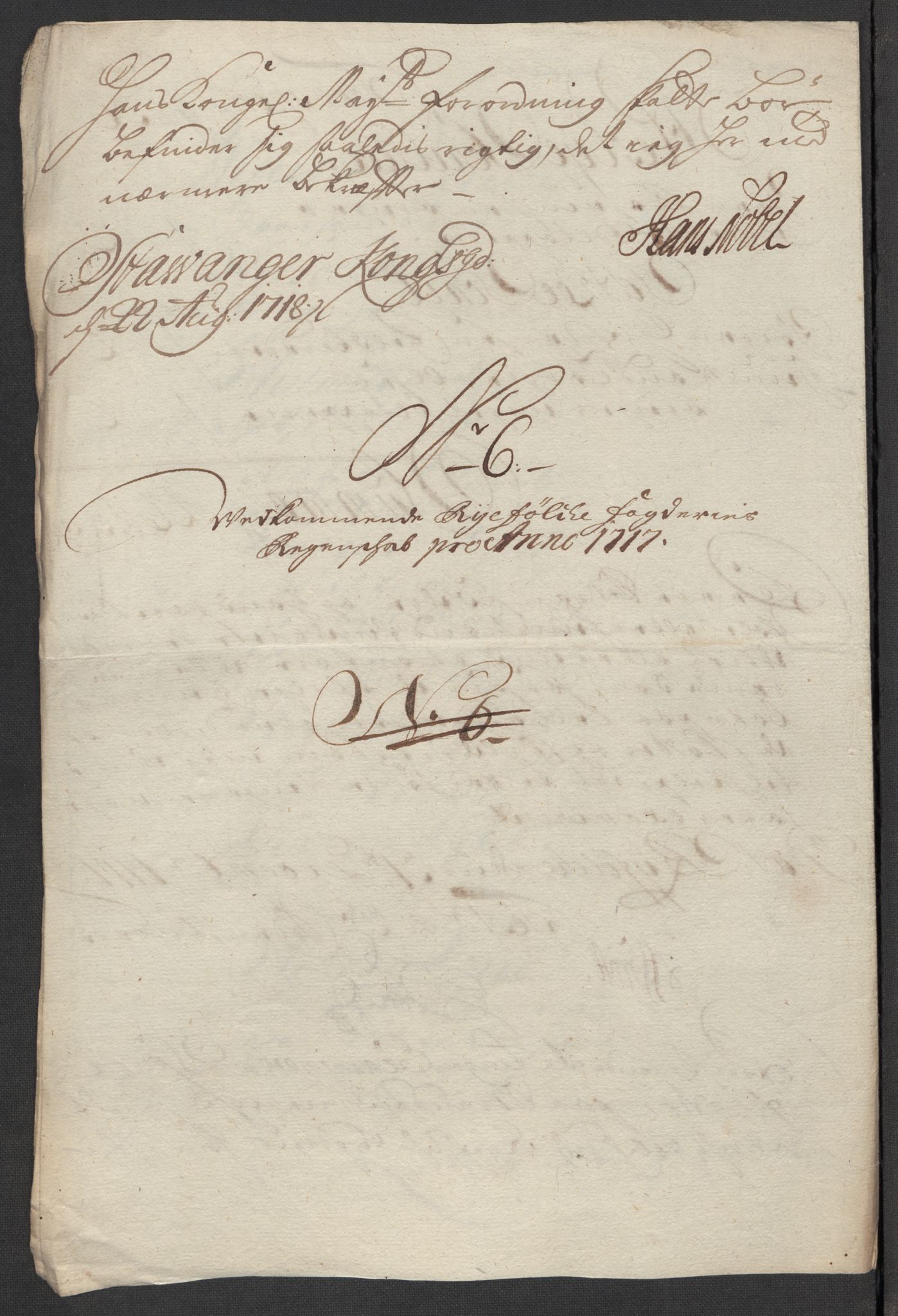 Rentekammeret inntil 1814, Reviderte regnskaper, Fogderegnskap, AV/RA-EA-4092/R47/L2870: Fogderegnskap Ryfylke, 1717, p. 90