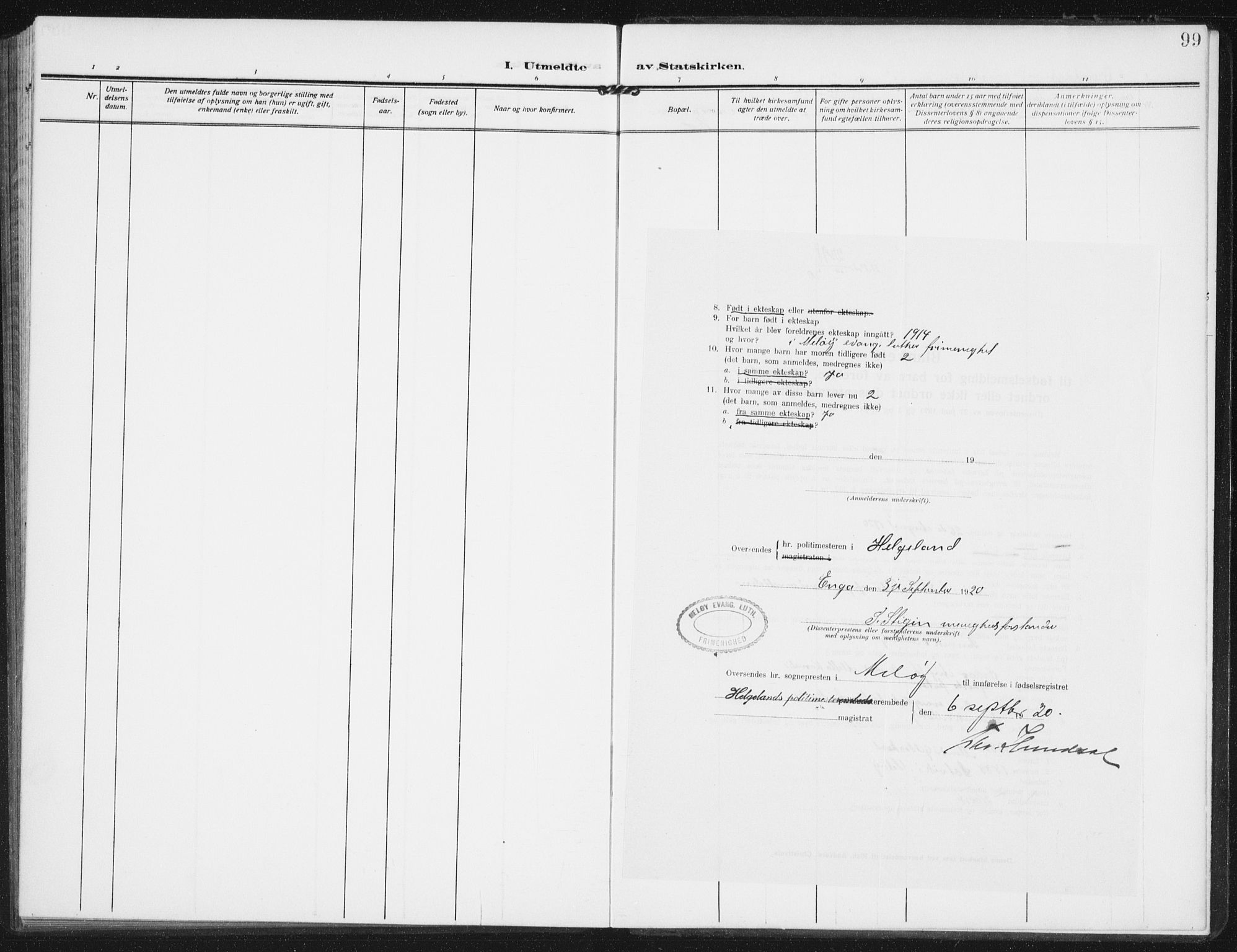 Ministerialprotokoller, klokkerbøker og fødselsregistre - Nordland, AV/SAT-A-1459/843/L0629: Parish register (official) no. 843A04, 1907-1925, p. 99