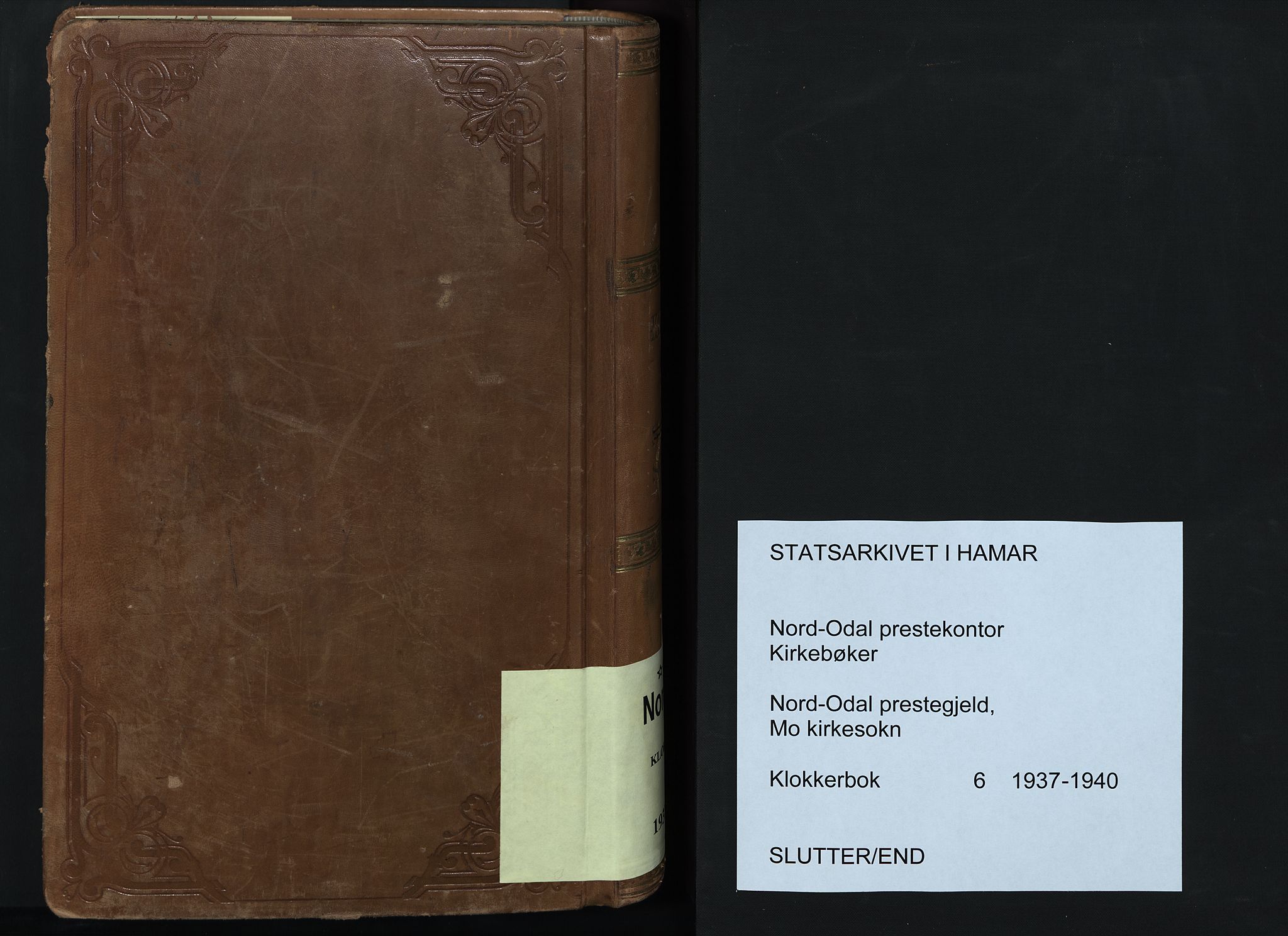 Nord-Odal prestekontor, AV/SAH-PREST-032/H/Ha/Hab/L0006: Parish register (copy) no. 6, 1936-1950