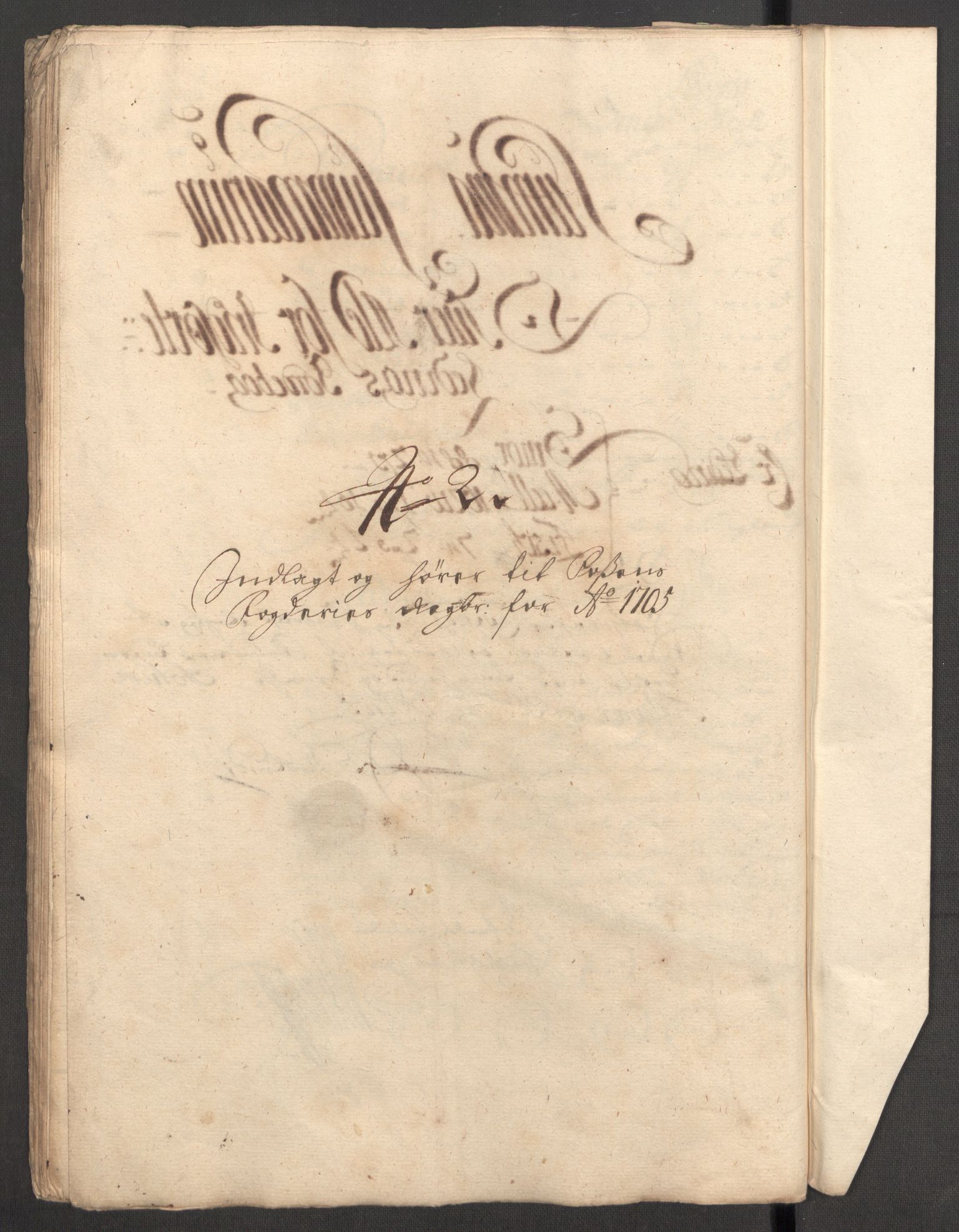 Rentekammeret inntil 1814, Reviderte regnskaper, Fogderegnskap, AV/RA-EA-4092/R57/L3856: Fogderegnskap Fosen, 1704-1705, p. 246