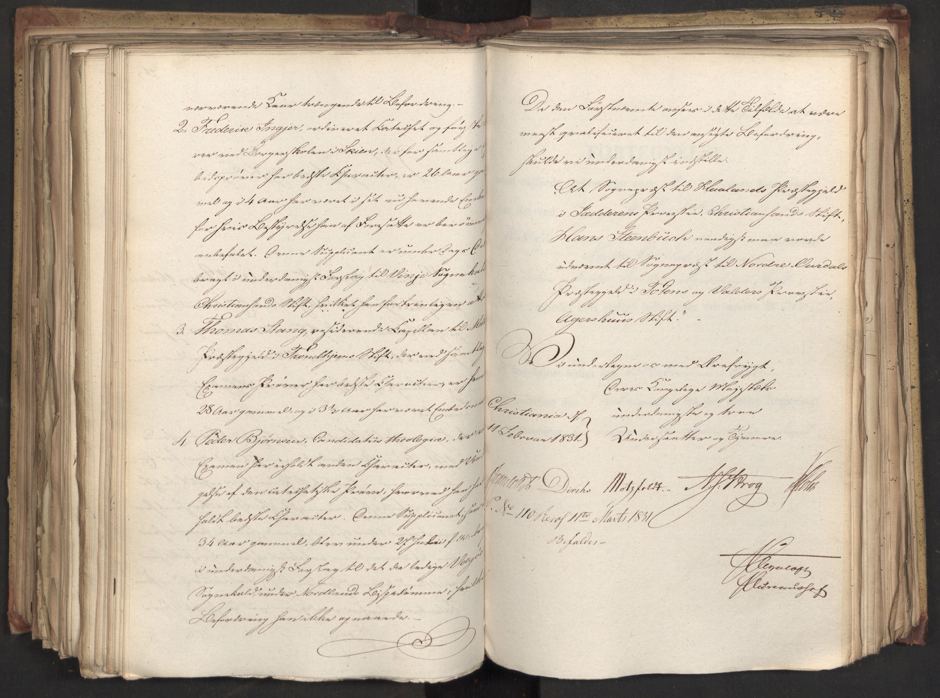 Statsrådsavdelingen i Stockholm, AV/RA-S-1003/D/Da/L0069: Regjeringsinnstillinger nr. 877-1046, 1831, p. 381