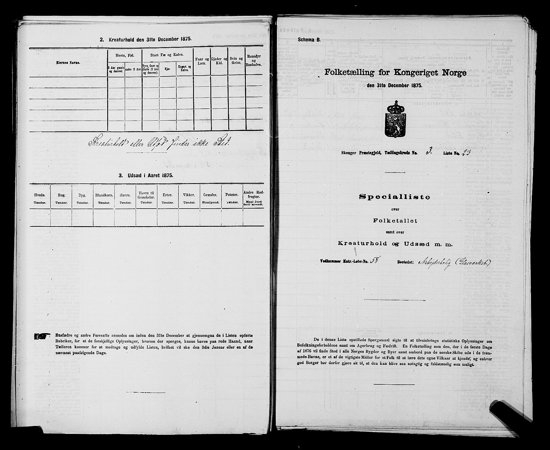 SAKO, 1875 census for 0712P Skoger, 1875, p. 369