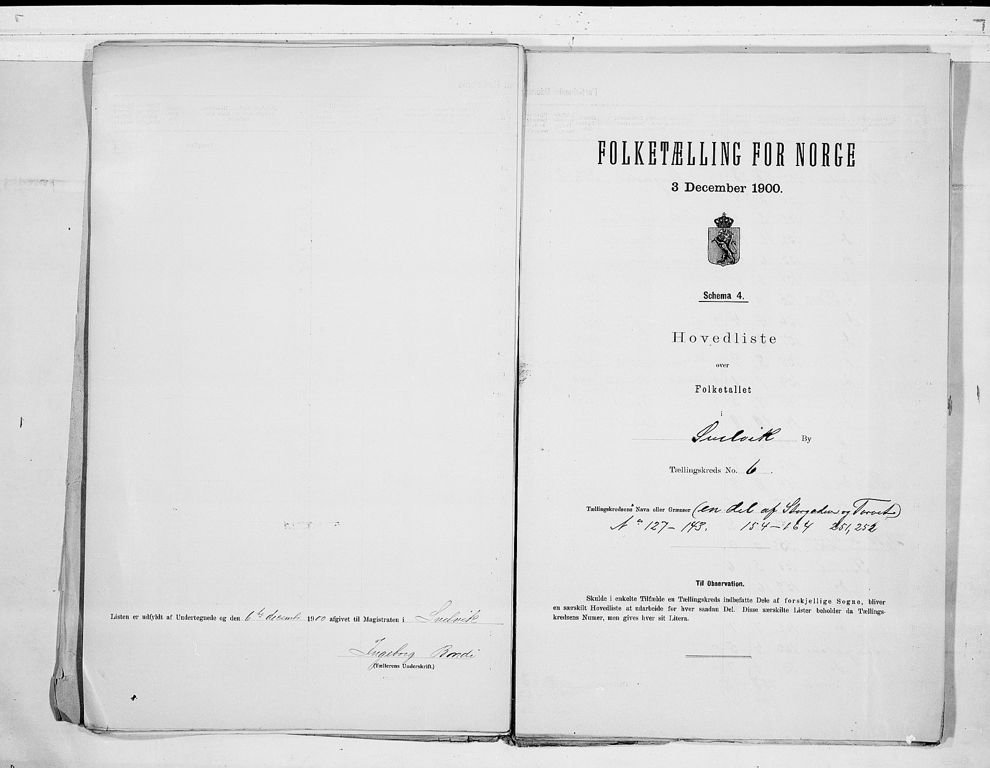 RA, 1900 census for Svelvik, 1900, p. 14