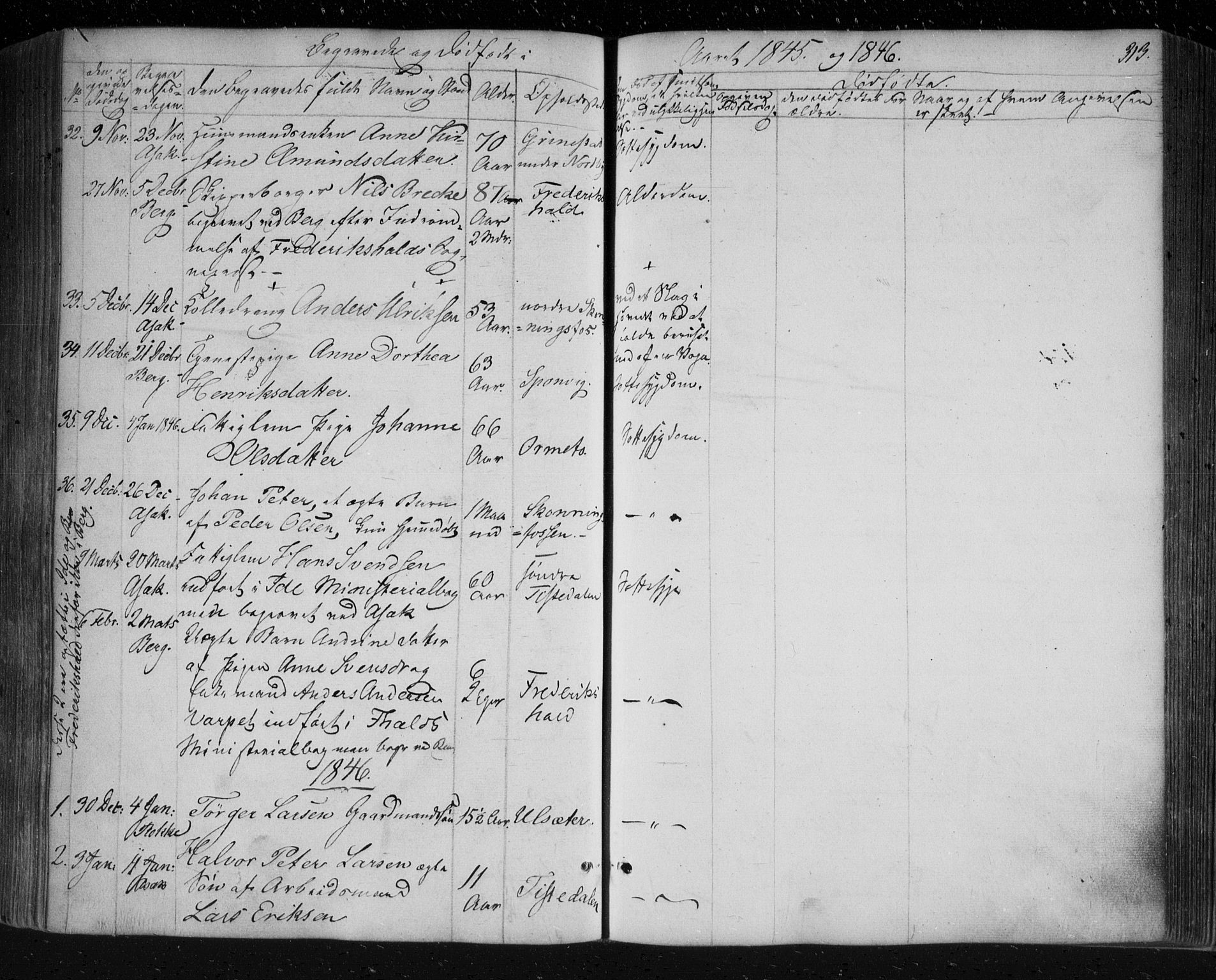 Berg prestekontor Kirkebøker, AV/SAO-A-10902/F/Fa/L0004: Parish register (official) no. I 4, 1843-1860, p. 313