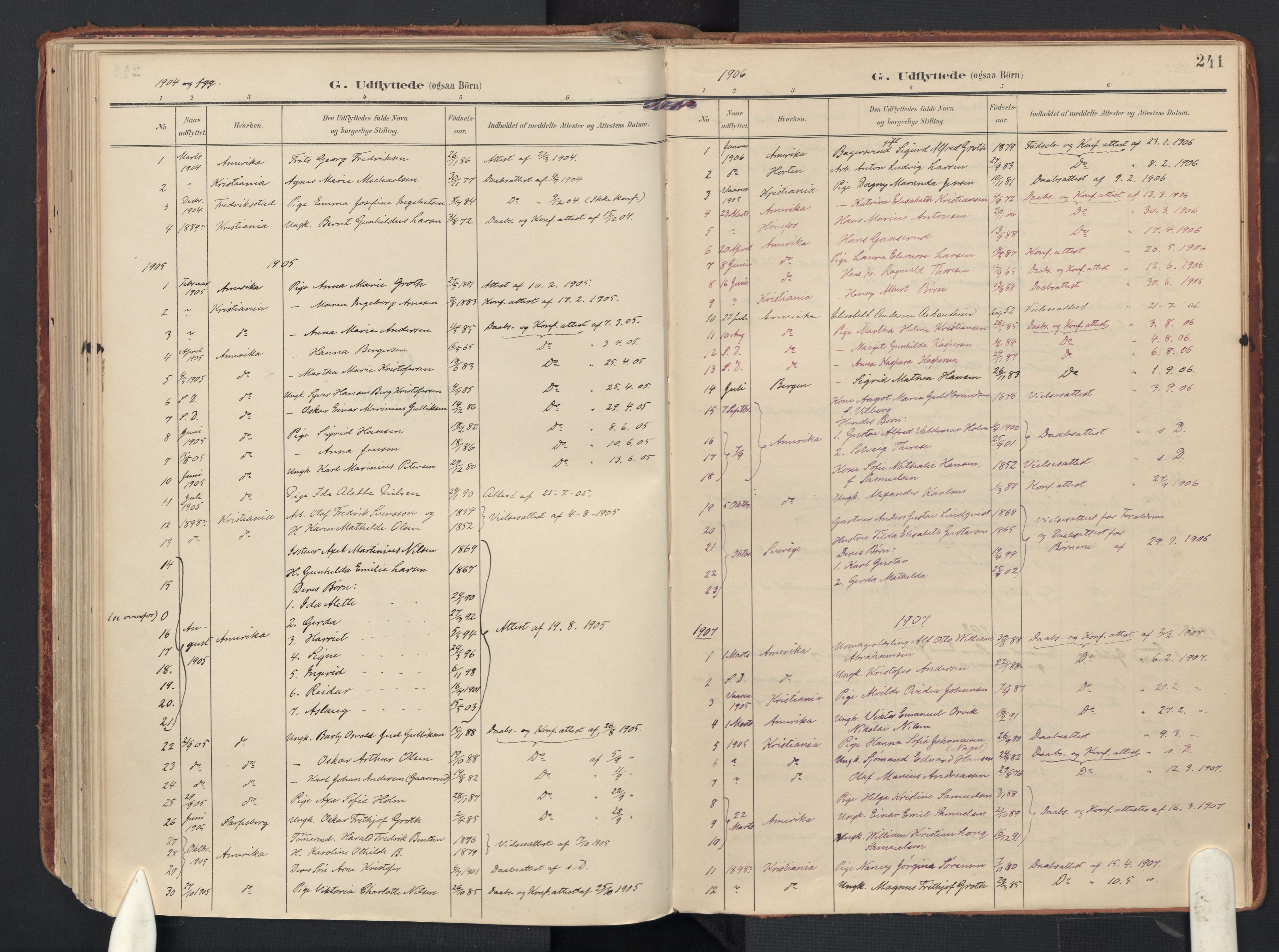 Drøbak prestekontor Kirkebøker, SAO/A-10142a/F/Fb/L0003: Parish register (official) no. II 3, 1897-1918, p. 241