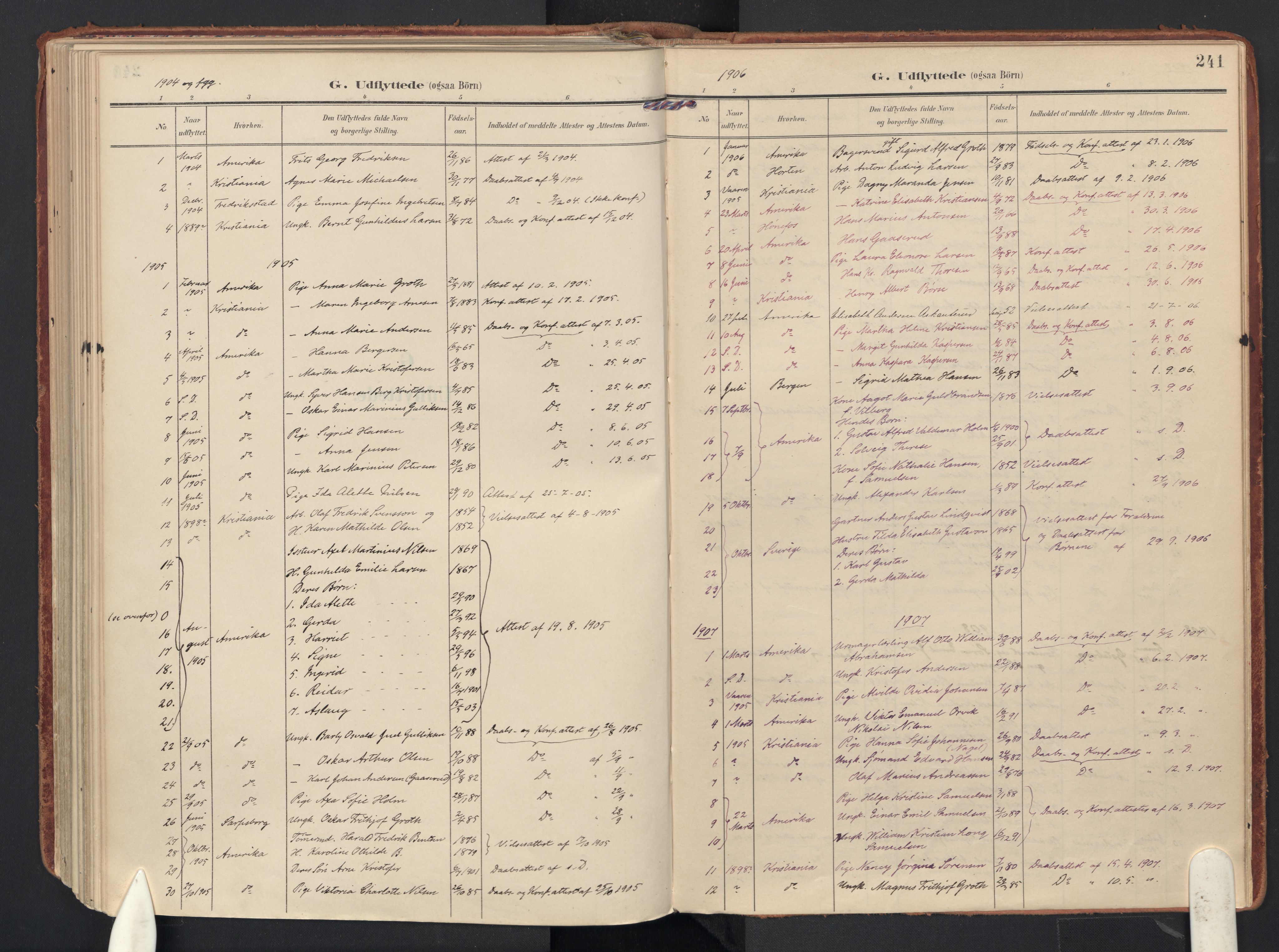 Drøbak prestekontor Kirkebøker, AV/SAO-A-10142a/F/Fb/L0003: Parish register (official) no. II 3, 1897-1918, p. 241