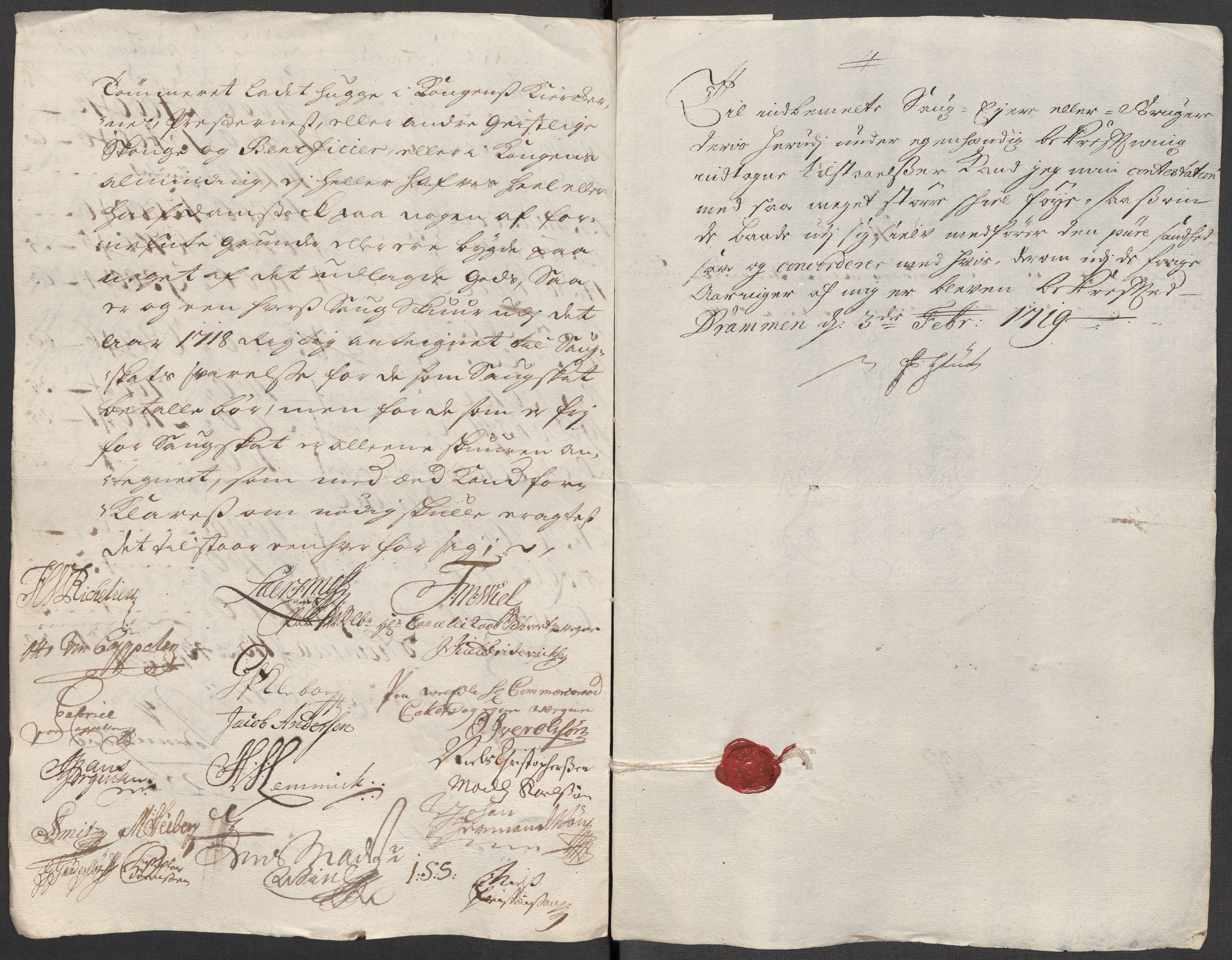 Rentekammeret inntil 1814, Reviderte regnskaper, Fogderegnskap, AV/RA-EA-4092/R31/L1712: Fogderegnskap Hurum, Røyken, Eiker, Lier og Buskerud, 1718, p. 65