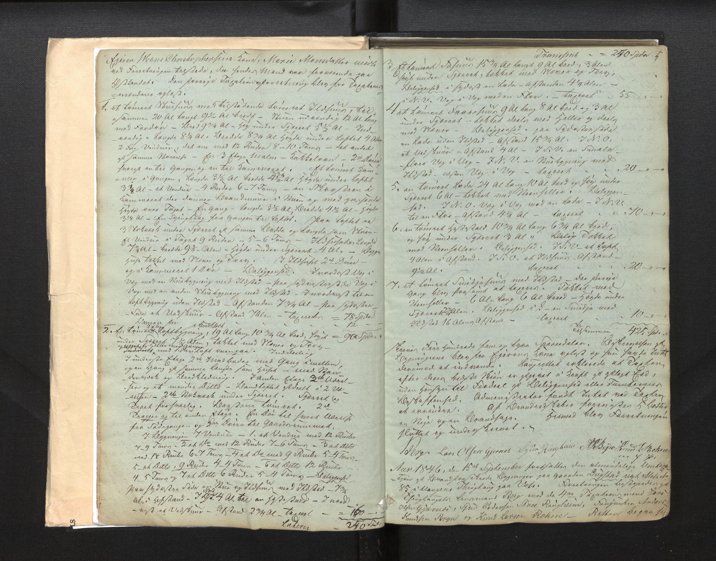 Lensmannen i Voss, AV/SAB-A-35801/0012/L0001: Branntakstprotokoll, 1846-1890, p. 4b-5a