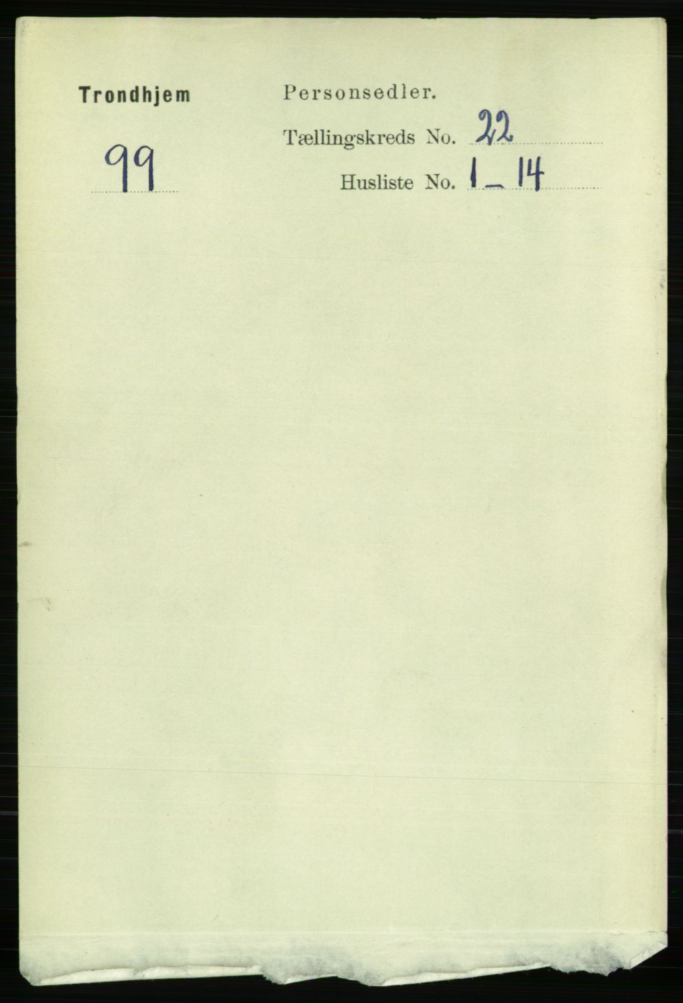 RA, 1891 census for 1601 Trondheim, 1891, p. 16534