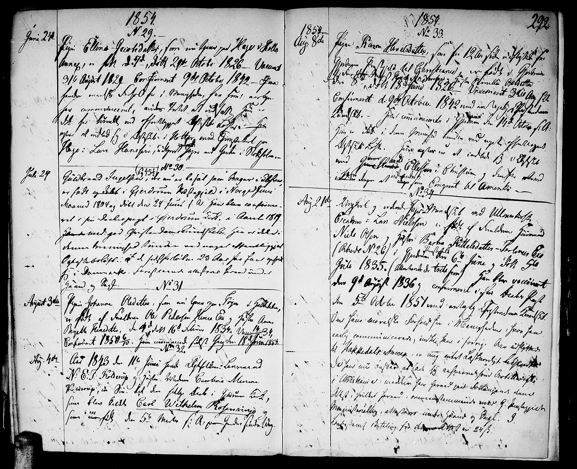 Gjerdrum prestekontor Kirkebøker, SAO/A-10412b/F/Fa/L0003: Parish register (official) no. I 3, 1798-1815, p. 292