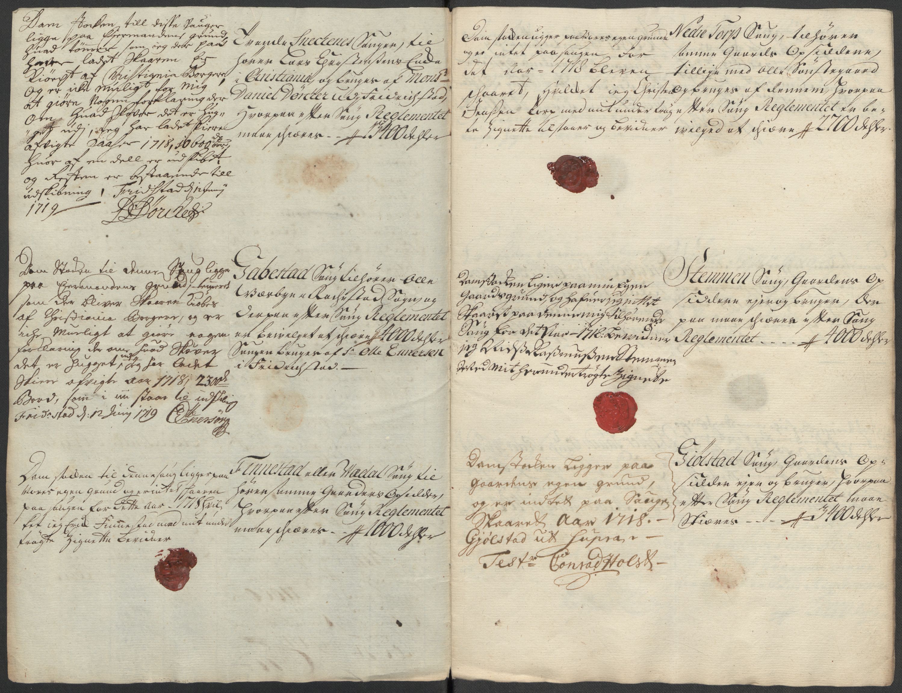 Rentekammeret inntil 1814, Reviderte regnskaper, Fogderegnskap, AV/RA-EA-4092/R07/L0315: Fogderegnskap Rakkestad, Heggen og Frøland, 1718, p. 38