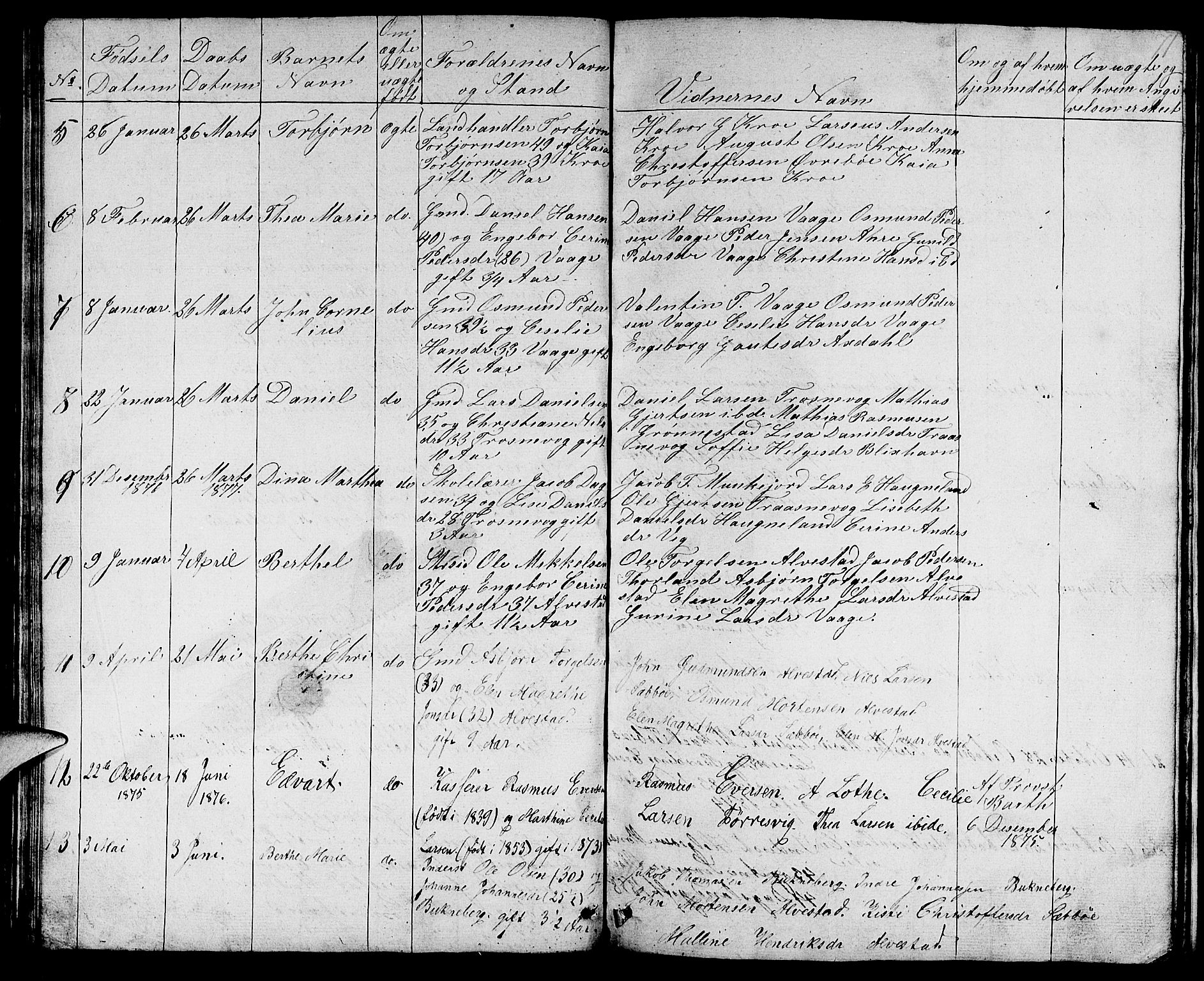 Tysvær sokneprestkontor, SAST/A -101864/H/Ha/Hab/L0001: Parish register (copy) no. B 1, 1851-1887, p. 71